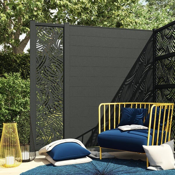 palissade aluminium leroy merlin klos up jardin exterieur - 1