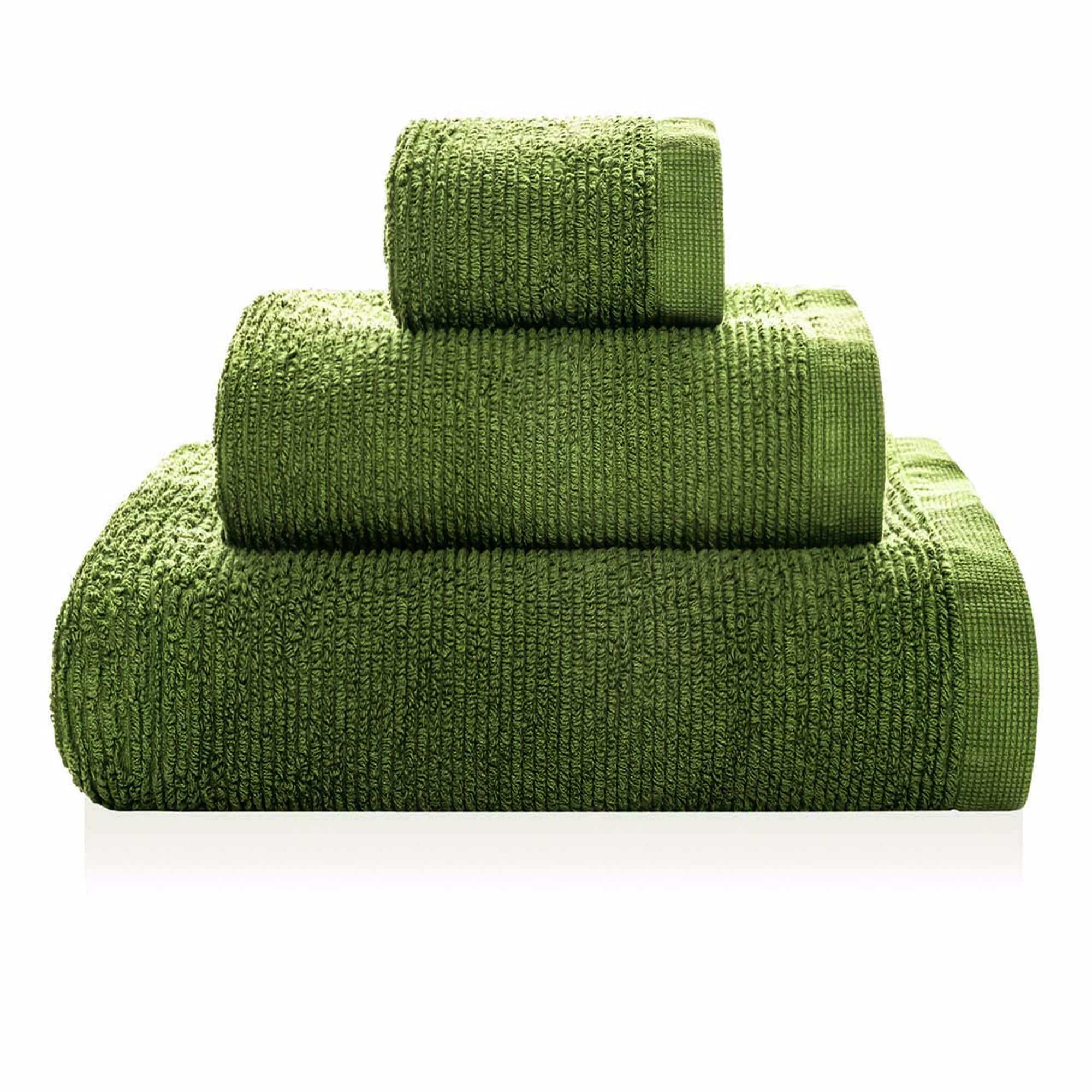 Toalla de algodón ribbon 70x140 cm verde