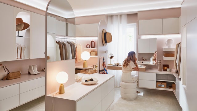 photo d'un dressing chic et fonctionnel
