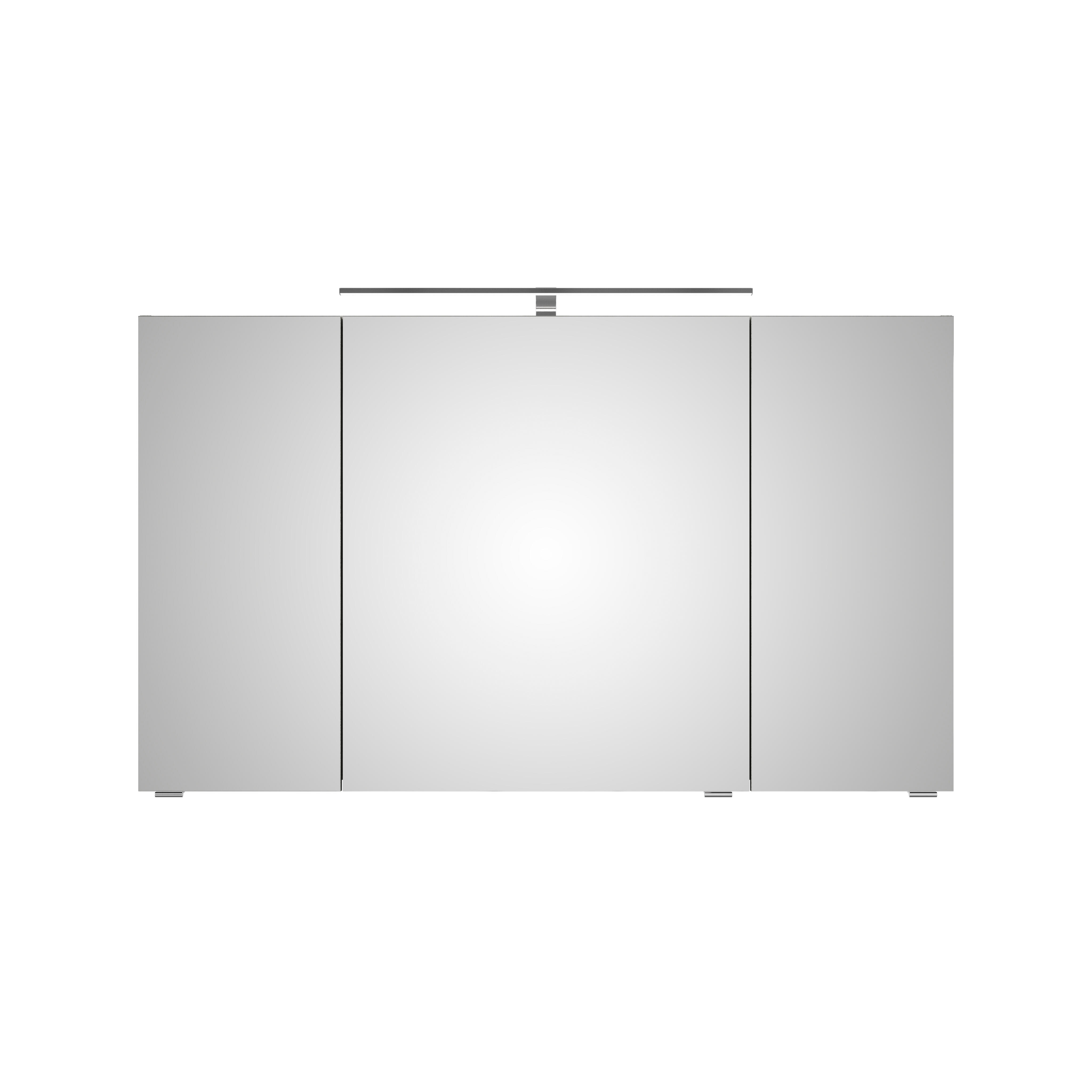 Pensile con luce Cassca PELIPAL grigio sangallo laurea L 120 x H 70 x P 15 cm - 2
