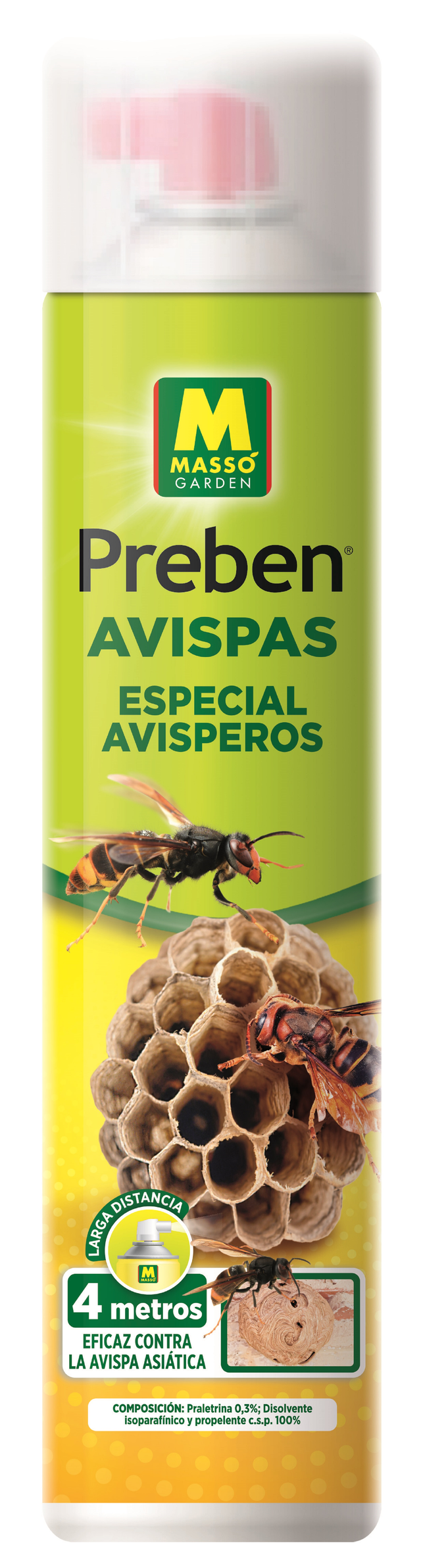 Insecticida anti avisperos MASSÓ Preben 0,75L
