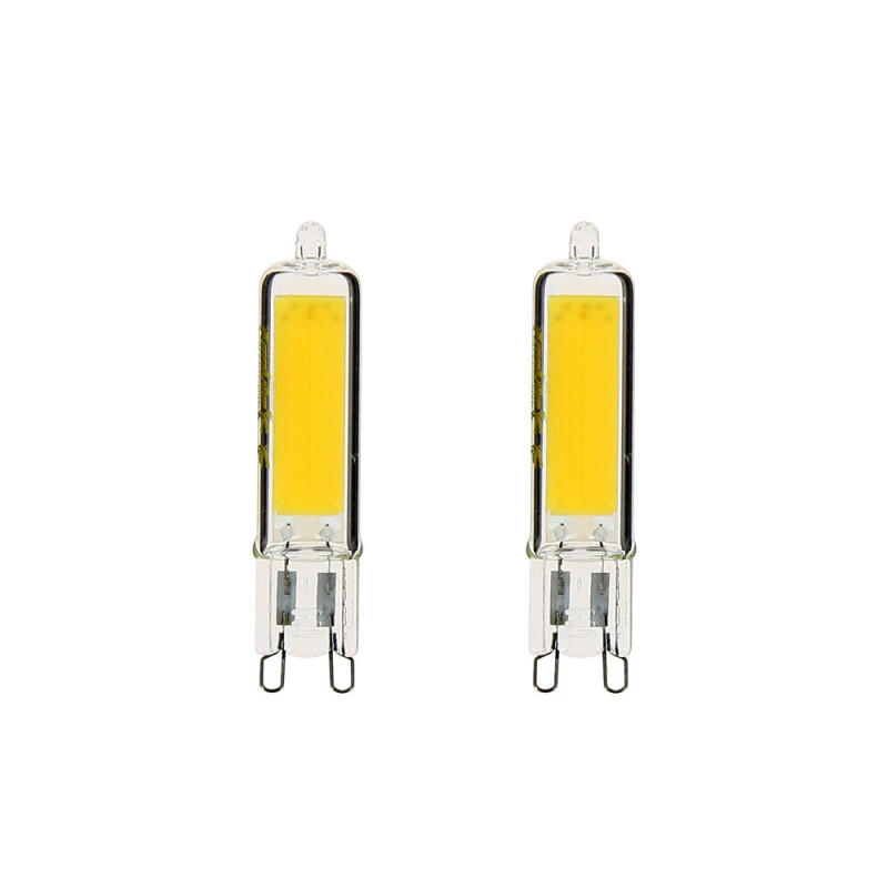 Pack de 2 bombillas led g9 cápsula 400 lm blanco neutro