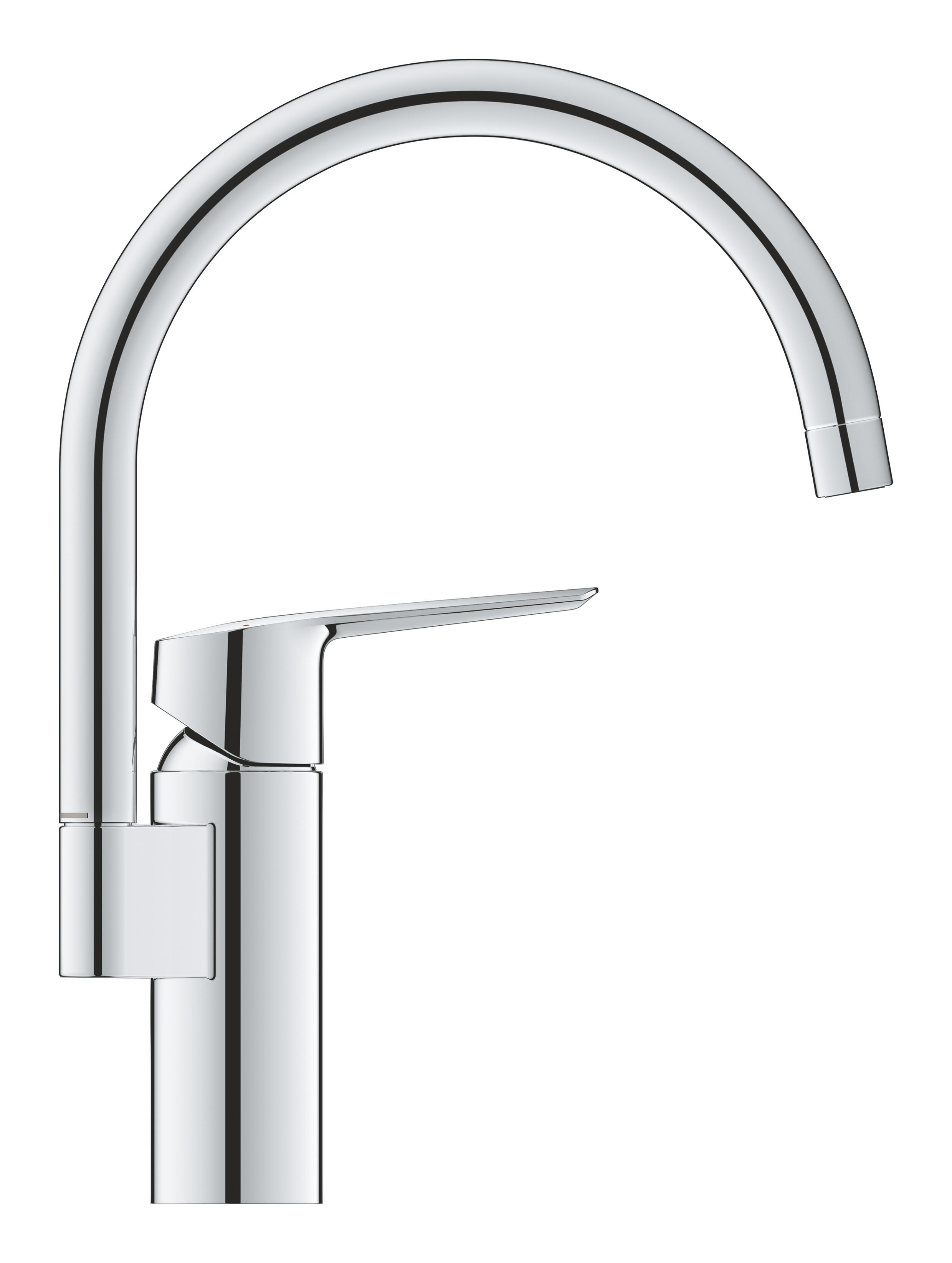Grifo de cocina monomando caño alto grohe start 2021 cromado