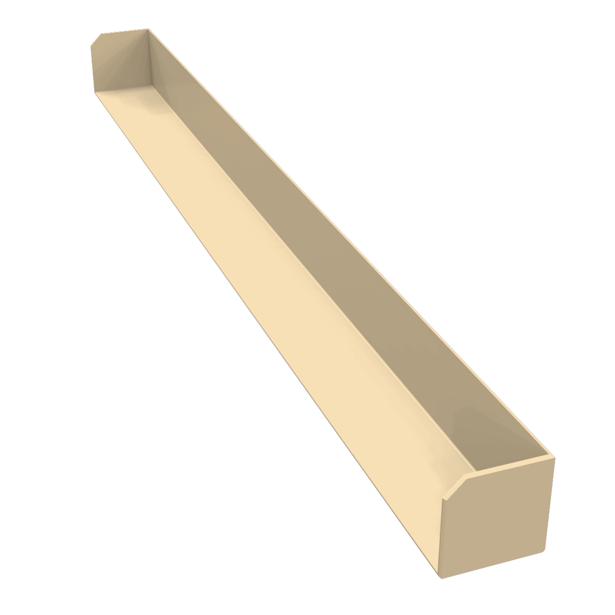Esquinero exterior frontal beige