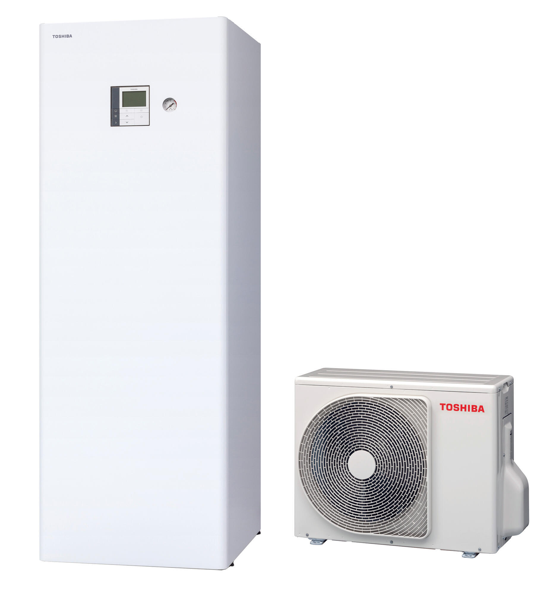 Aerotermia calefacción/acs bibloc toshiba 6kw estia con torre 200l r32