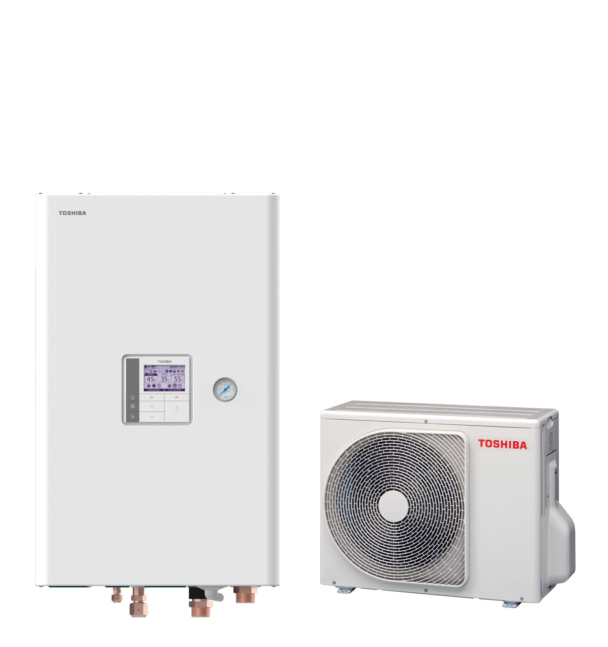 Aerotermia calefacción monobloc toshiba 6kw estia mural r32