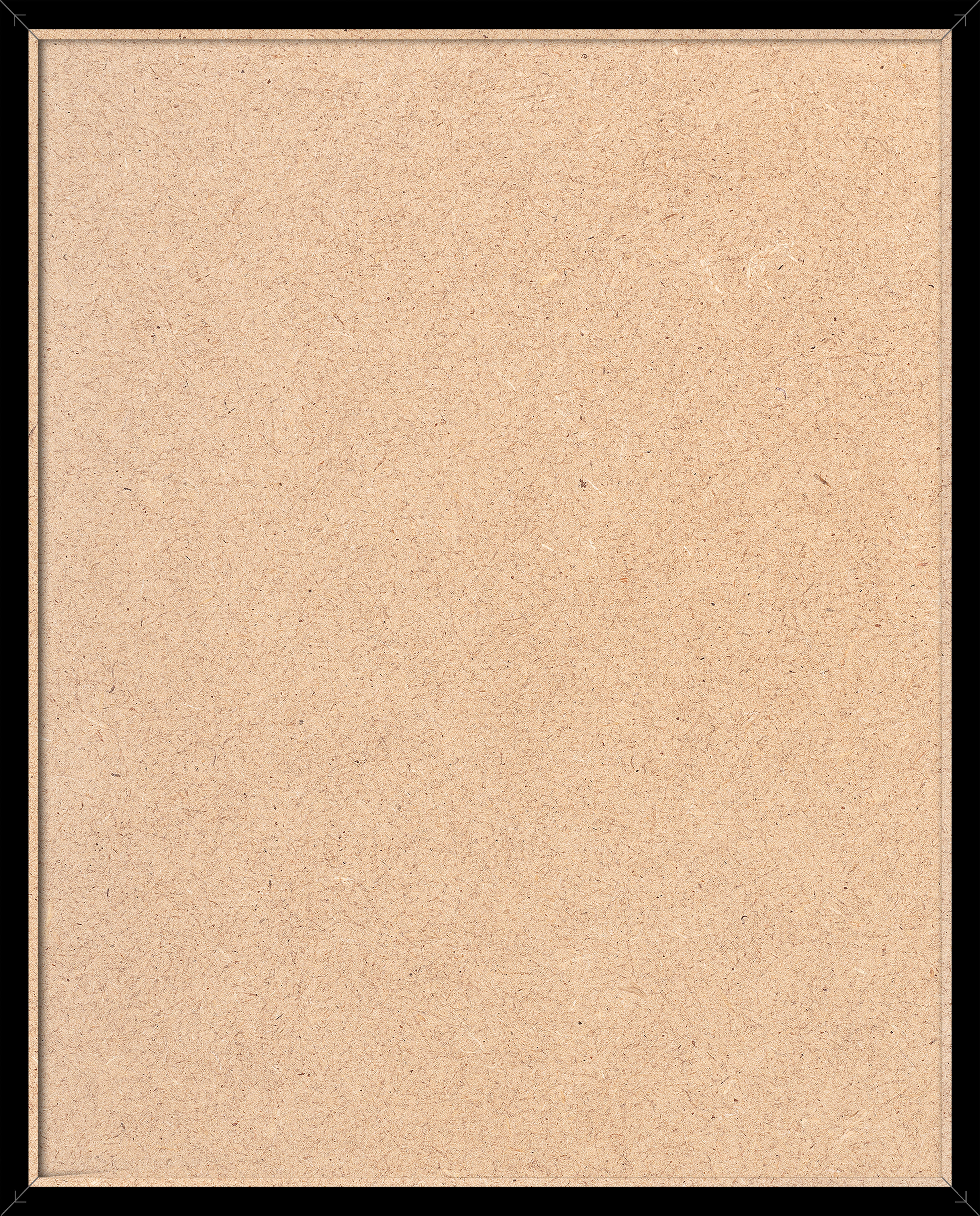 Lienzo Deco line negro hojas alargada 40x50 cm - 7