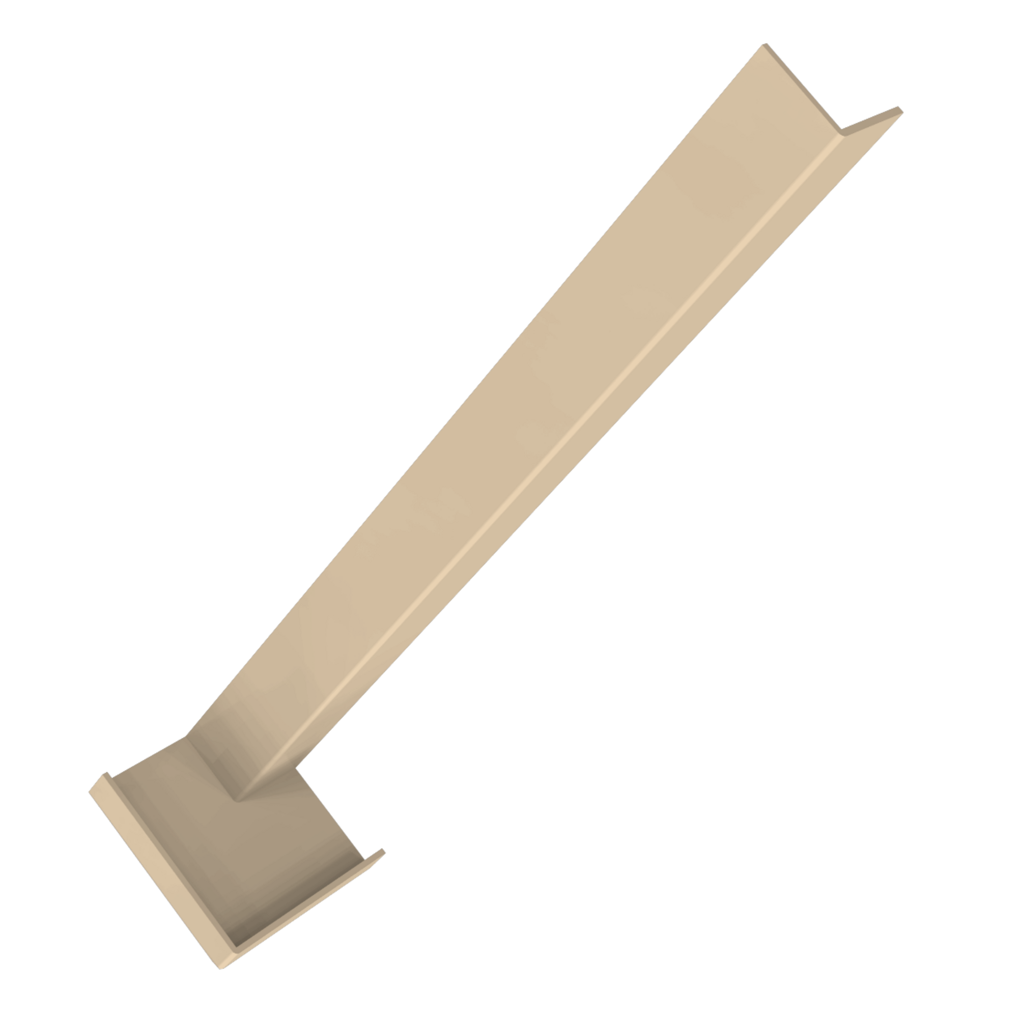 Esquinero interior frontal beige 30cm