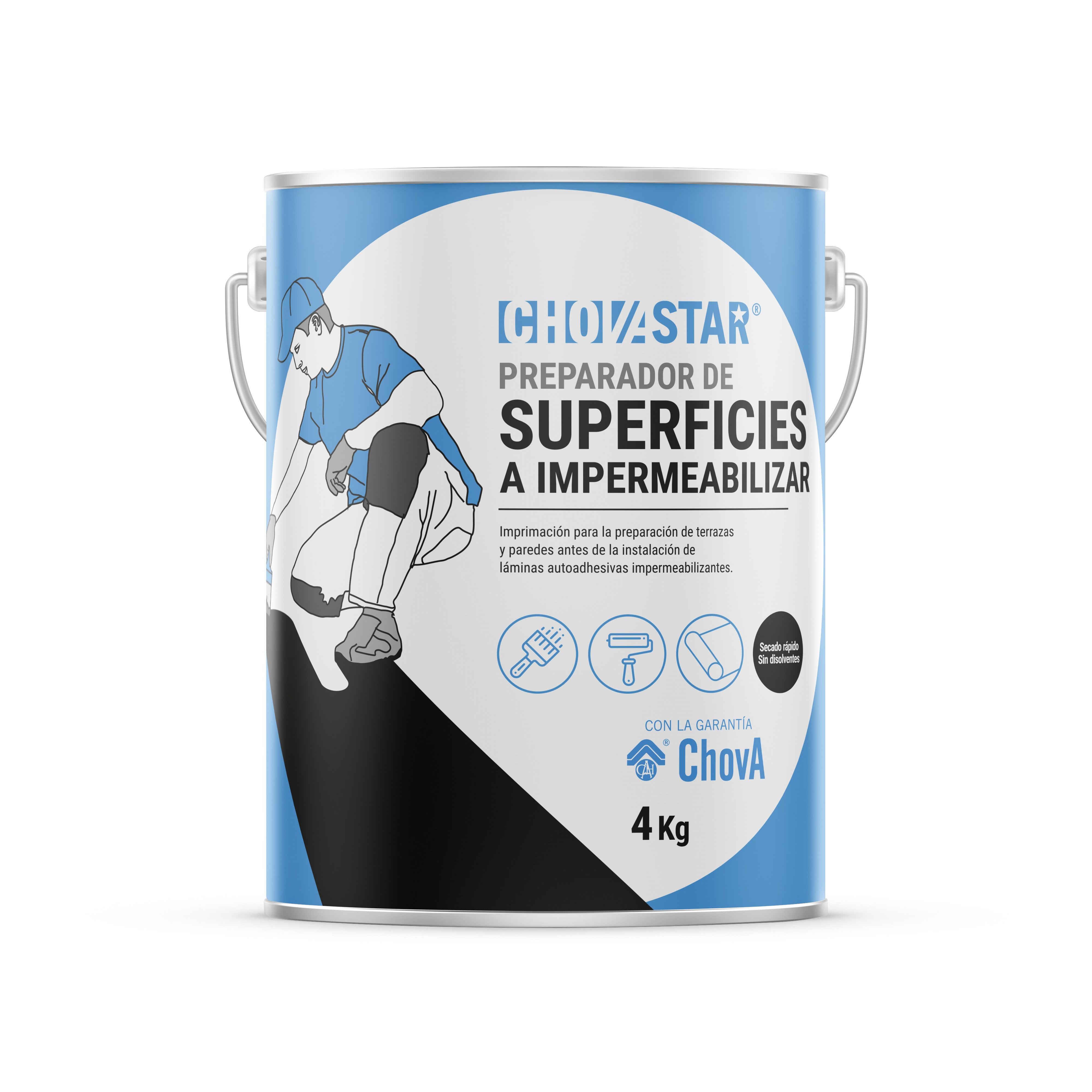Preparador de superficies chovastar 4kg
