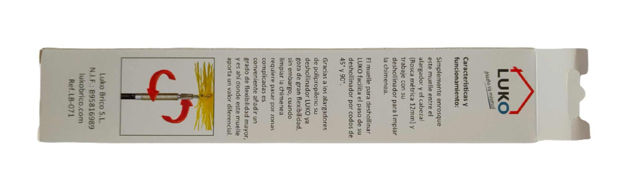 Muelle para deshollinar Luko de 265mm - 5