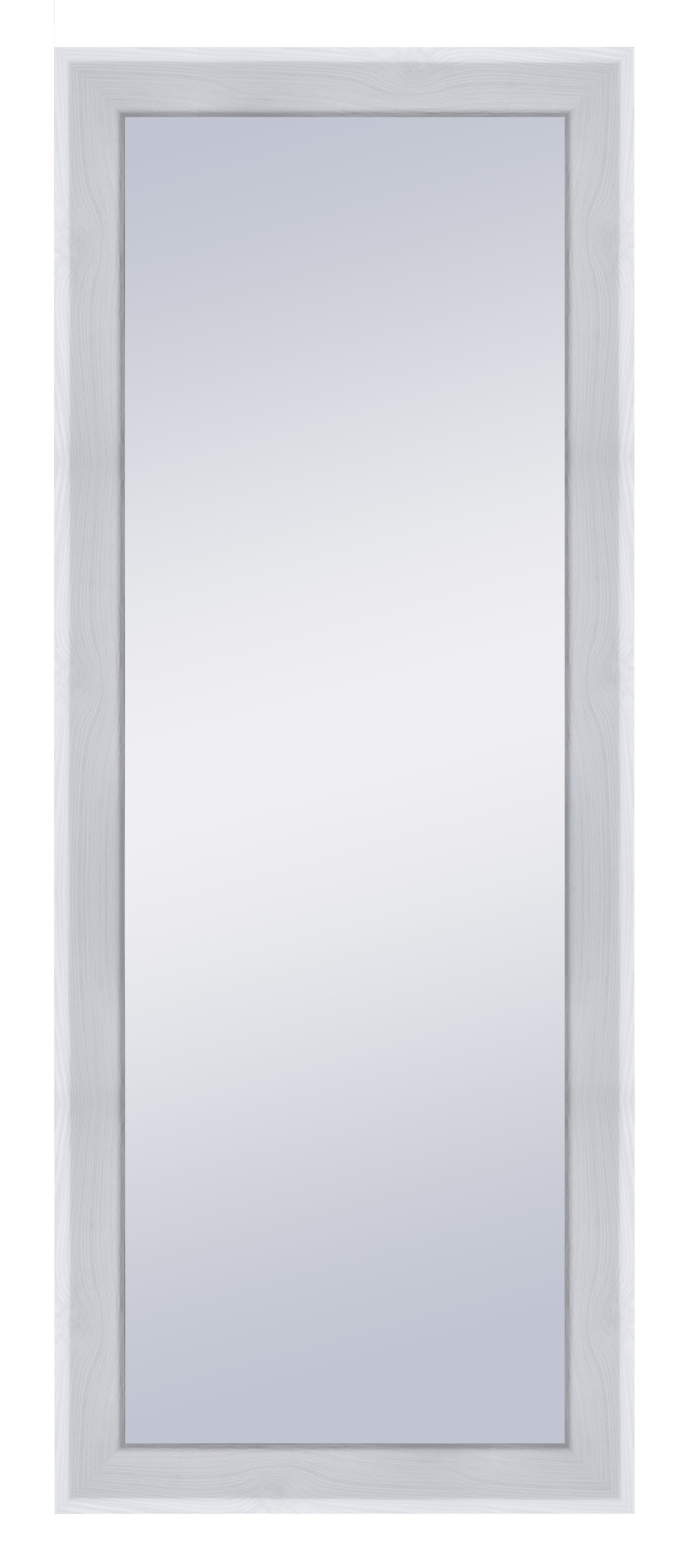Espejo enmarcado rectangular kai blanco 130 x 50 cm
