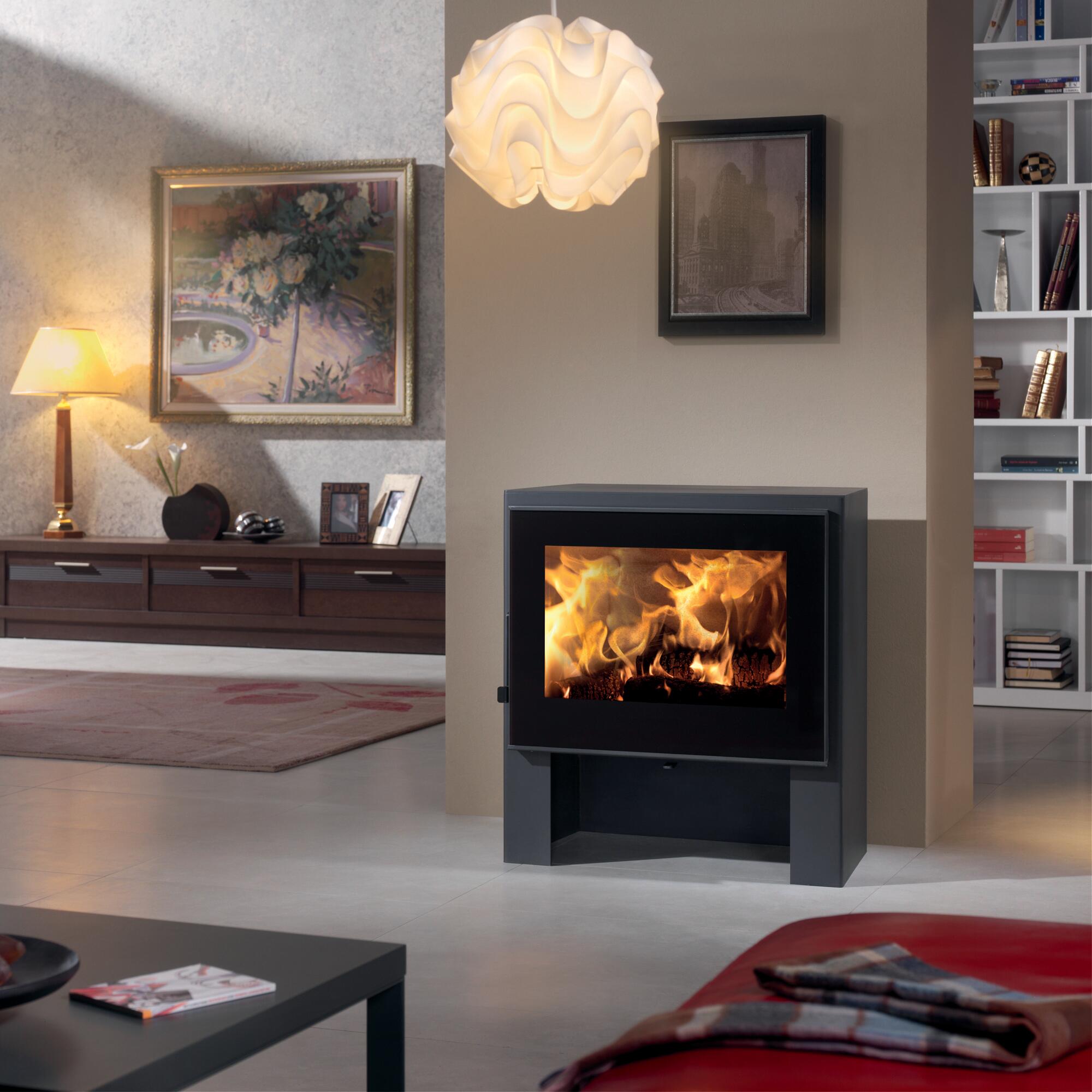 Estufa de leña saxon de 6,7 kw