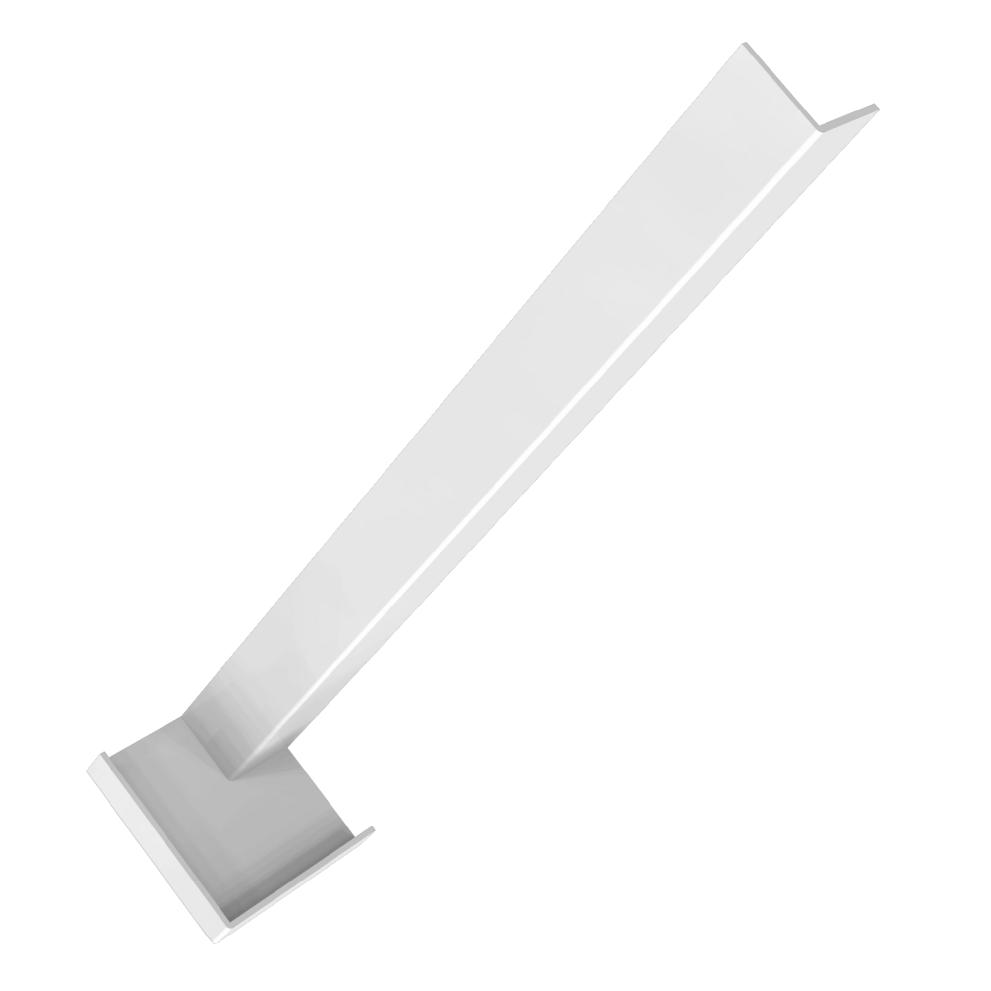 Esquinero interior frontal blanco 30cm