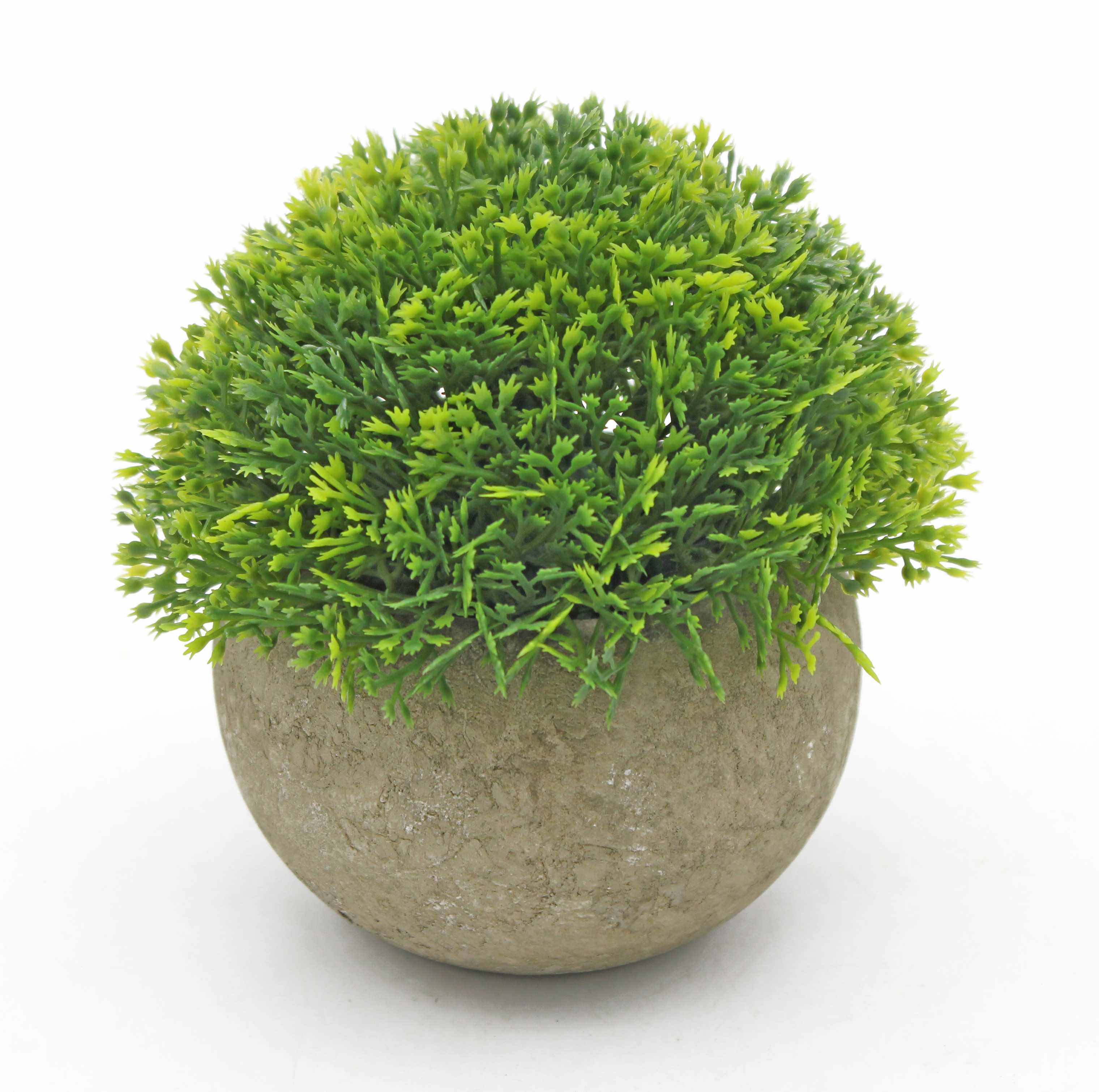 Planta artificial de 13 cm de altura en maceta de arcilla de 11 cm