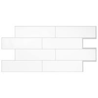 Kiwistar Adesivi Per Piastrelle Bianco Opaco (25 Pz, 30x60 Cm) - Rinnova La Cucina!