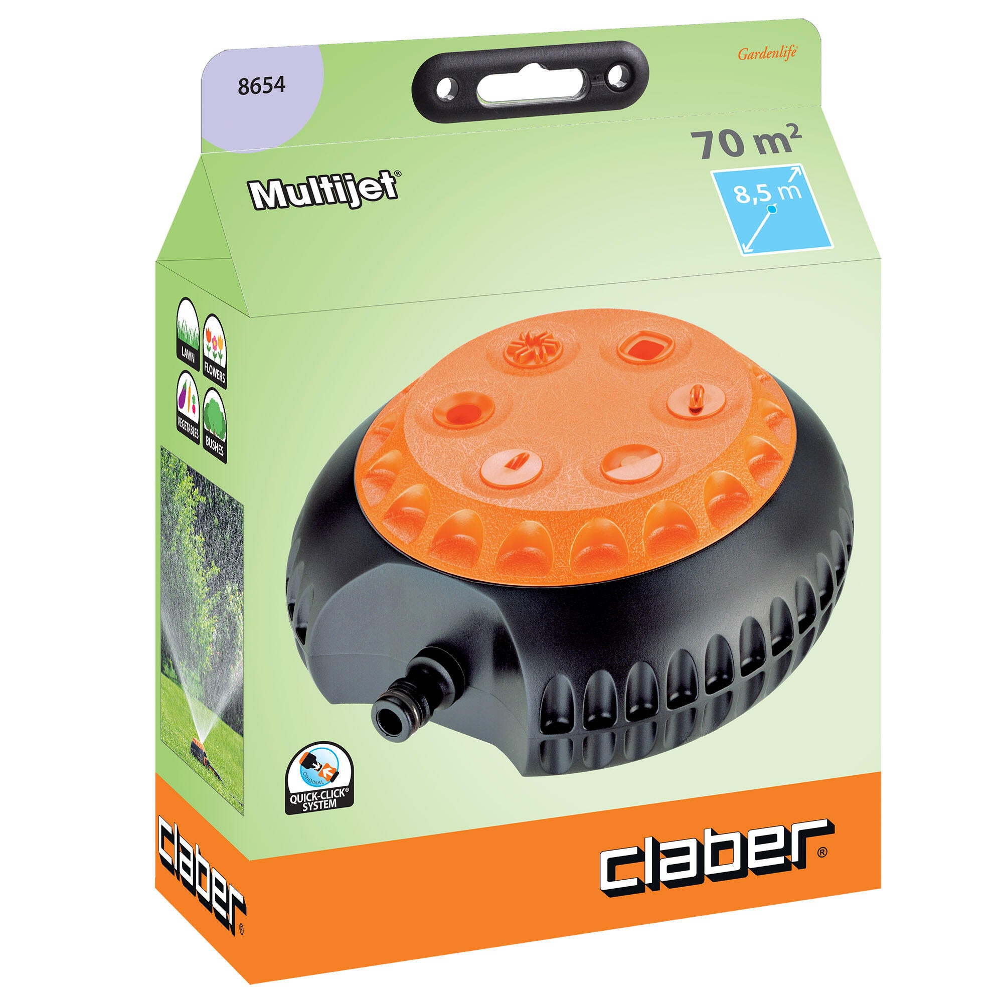 Irrigatore fisso CLABER multifunzione 64 m² - 4