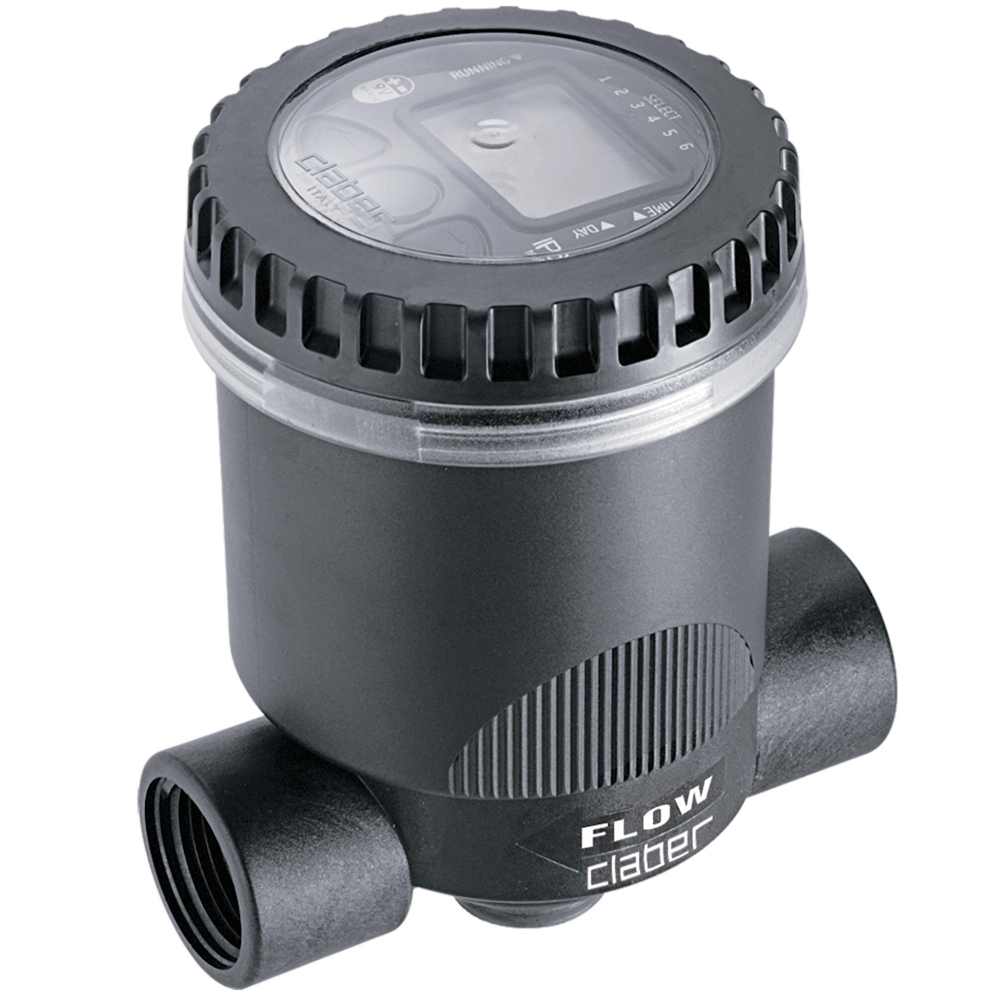 Programador de riego claber con rosca hembra para electroválvula