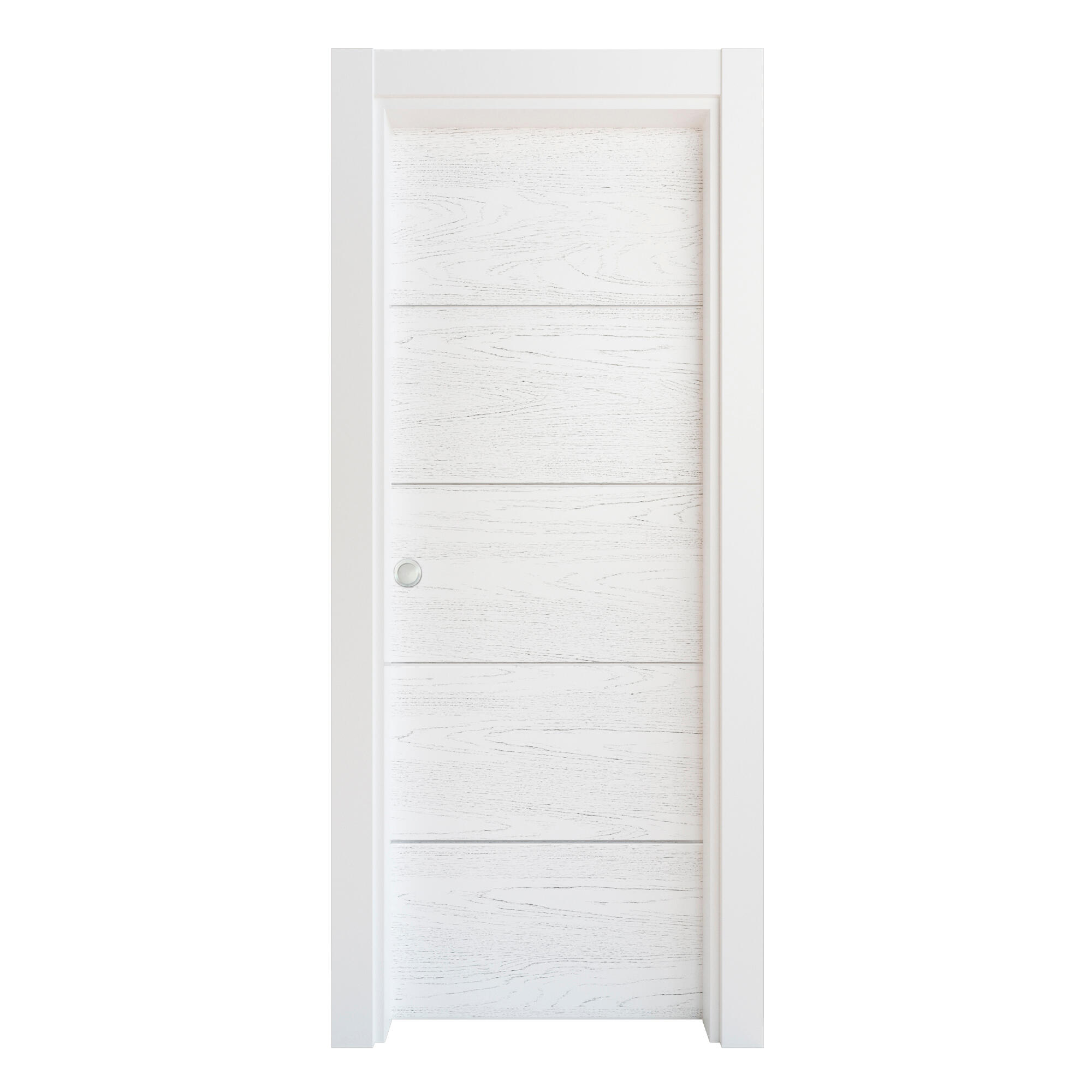 Puerta de interior corredera lucerna premium blanco premium 82.5 cm
