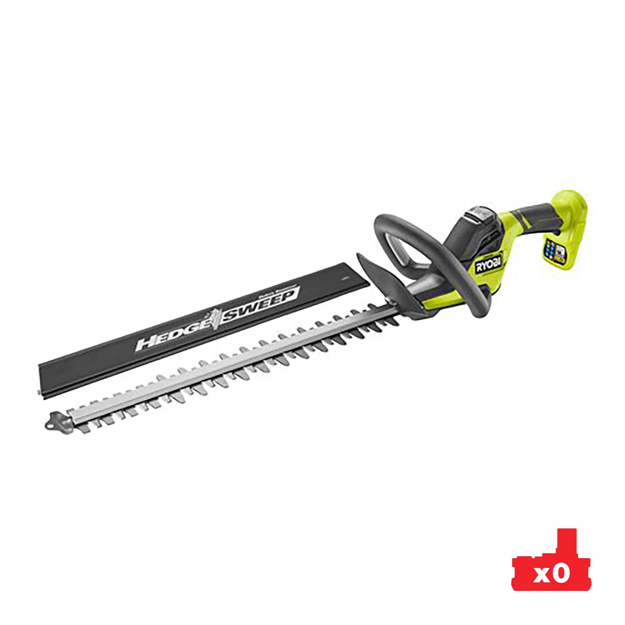 Cortasetos de batería ryobi ry18ht45a-0 18v 45 cm longitud de cuchilla