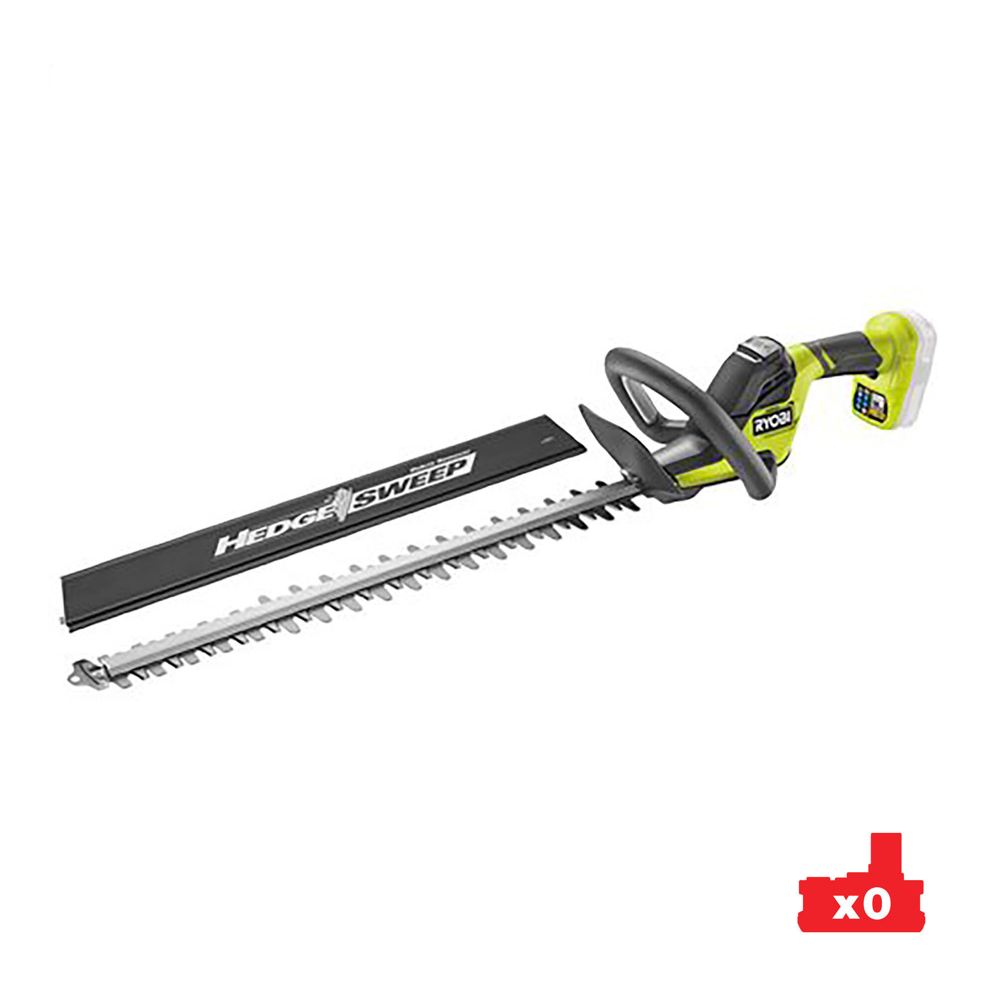 Cortasetos de batería ryobi ry18ht55a-0 18v 55 cm longitud de cuchilla