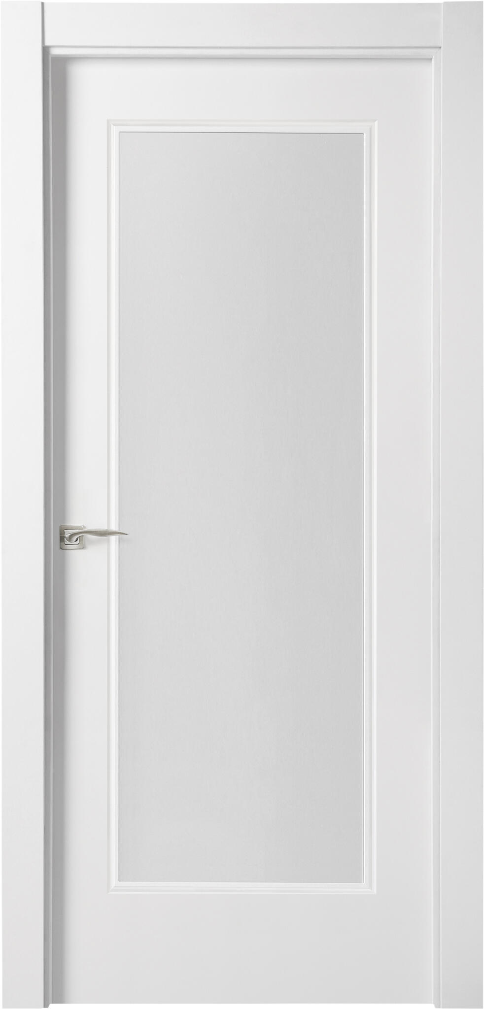 Puerta interior abatible tacoma blanco line plus apertura dcha cristal 7x2 82.5