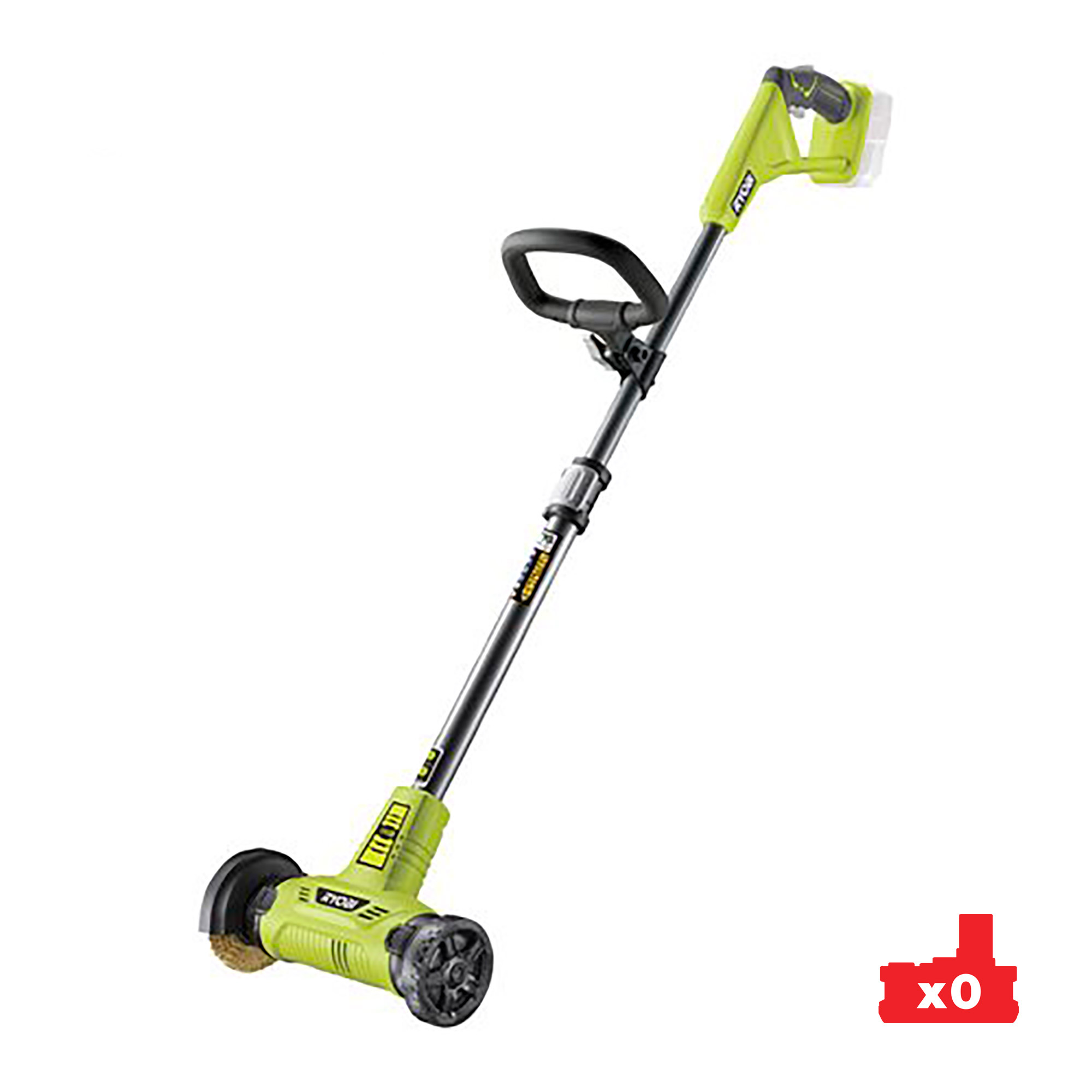 Barredora peinadora a batería ryobi ry18pca 18 v