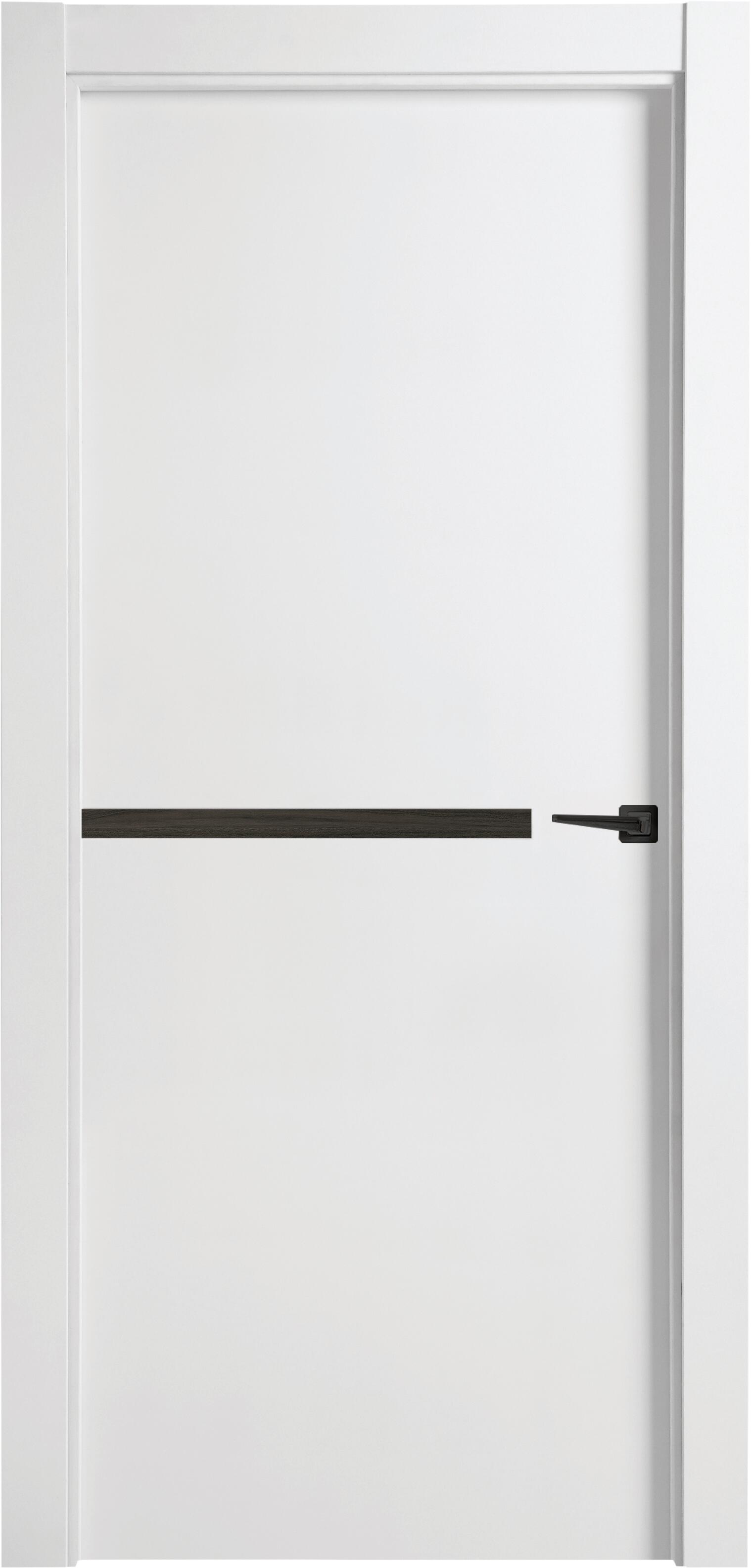 Puerta interior abatible denver carbón blanco apertura izquierda 7x2 92.5cm