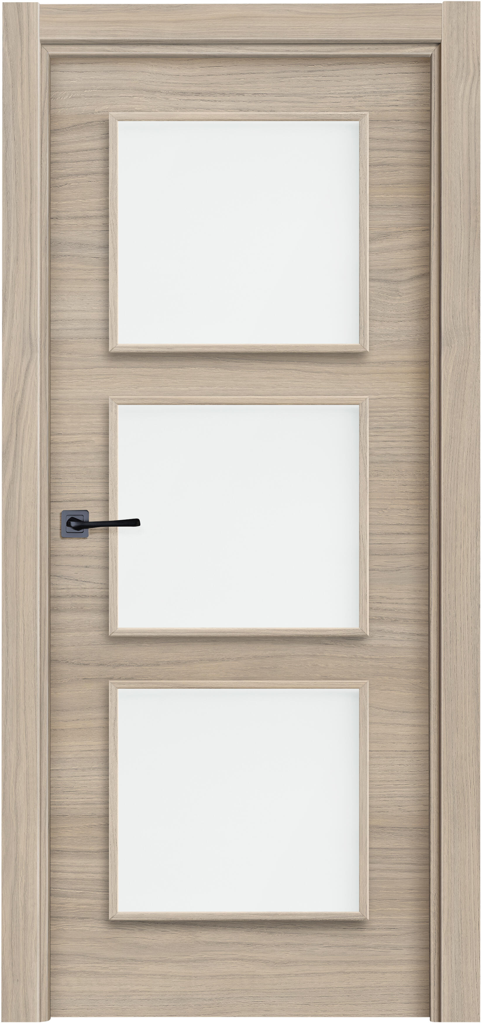Puerta interior abatible oslo loft roble line apertura drcha cristal 9x 92.5cm