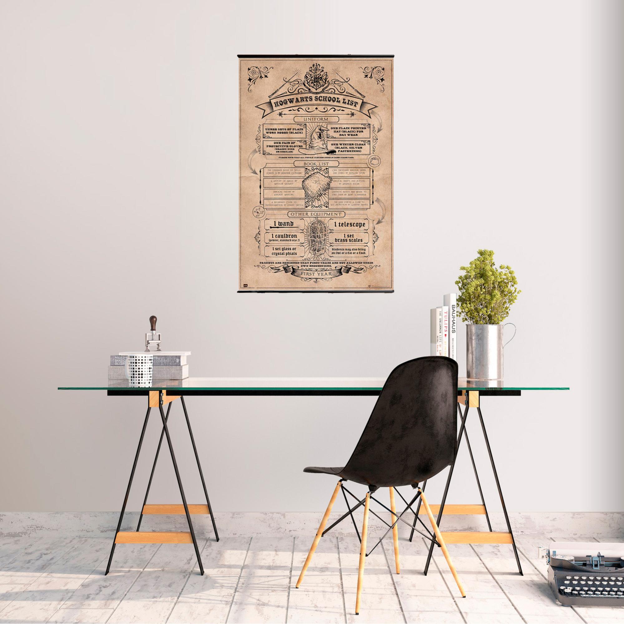 Pack colgador + poster harry potter 2 91.5 x 61 cm