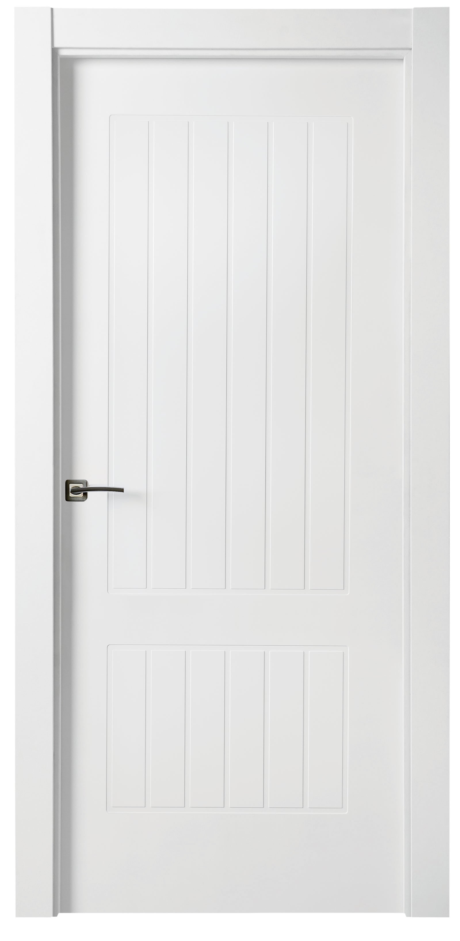 Puerta interior abatible madison blanco line plus apertura derecha 62.5cm