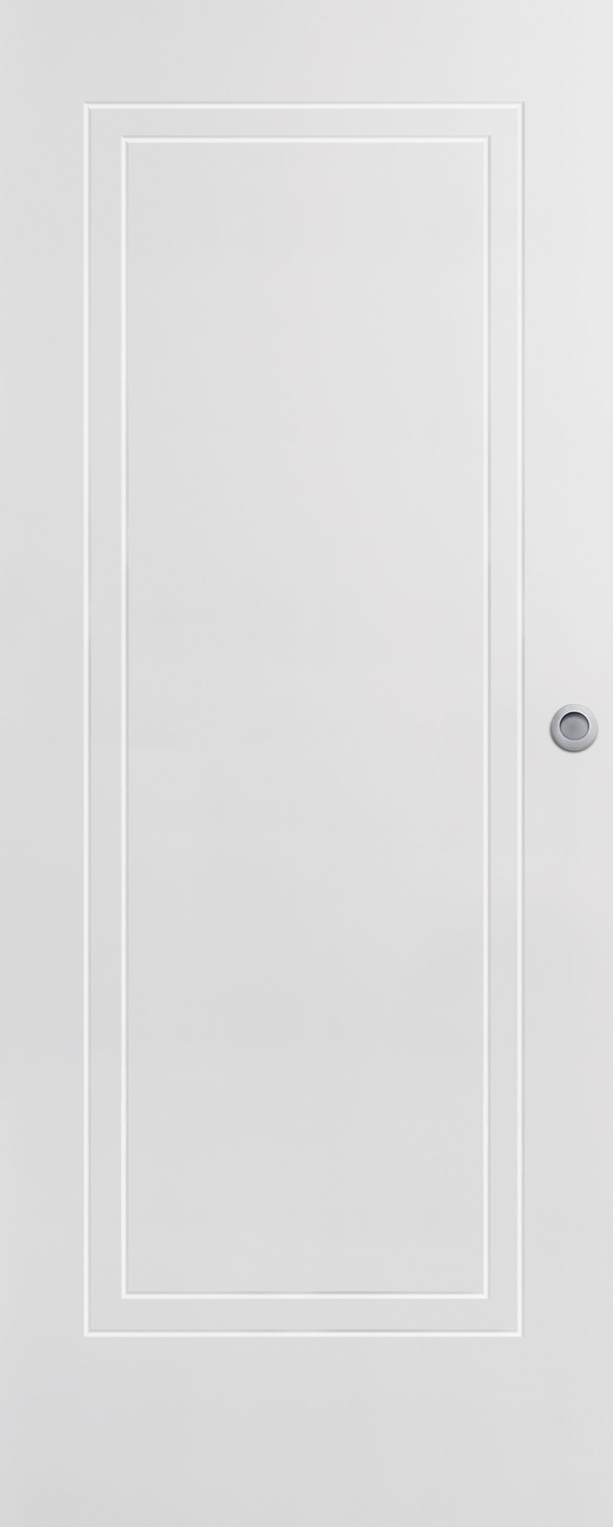 Puerta de interior corredera miramar blanco line uñero y condena 62.5 cm