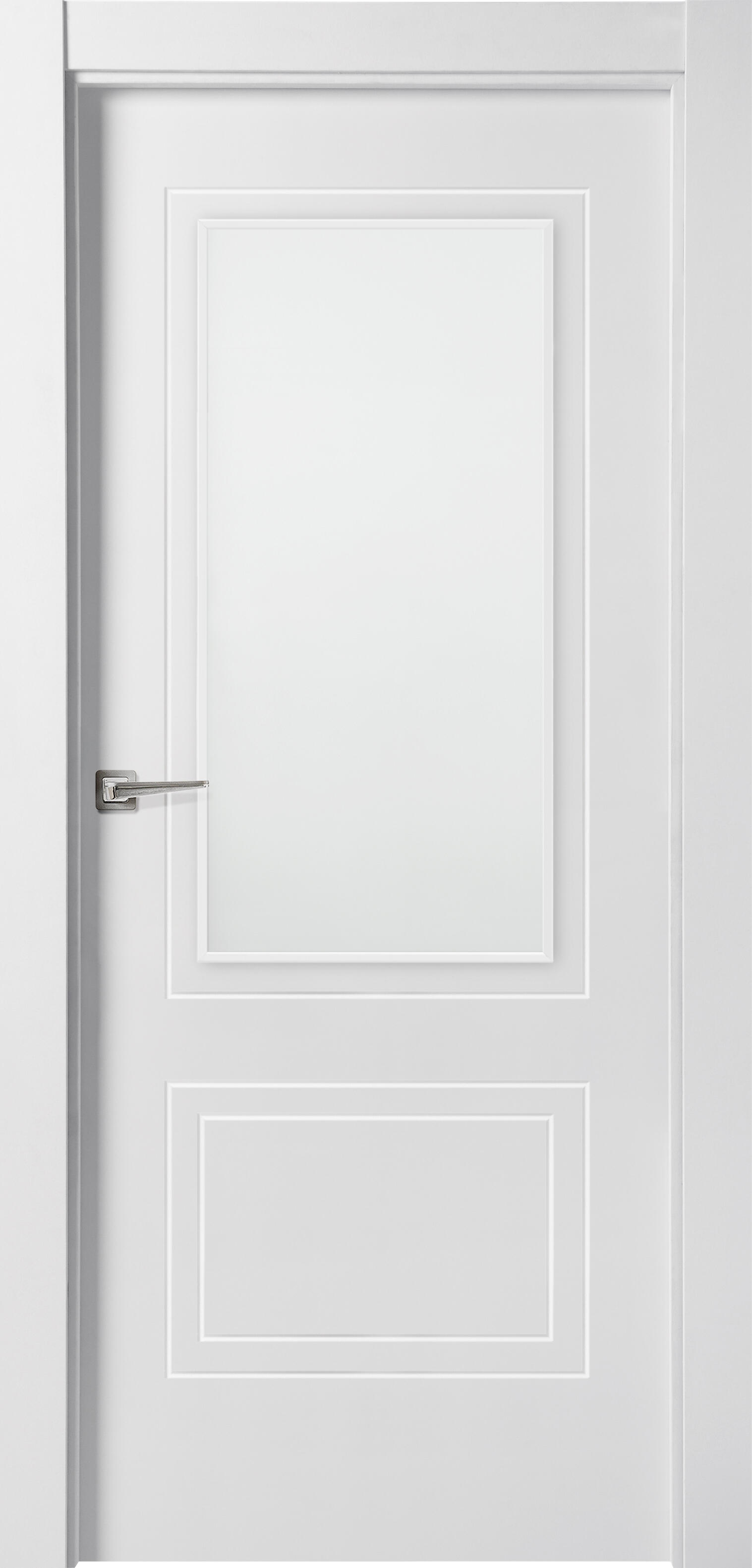 Puerta de interior abatible vidriera con cristal incluido maciza acabado lacado line boston blanco apertura derecha cerco de 7x3 anchura 72.5 cm