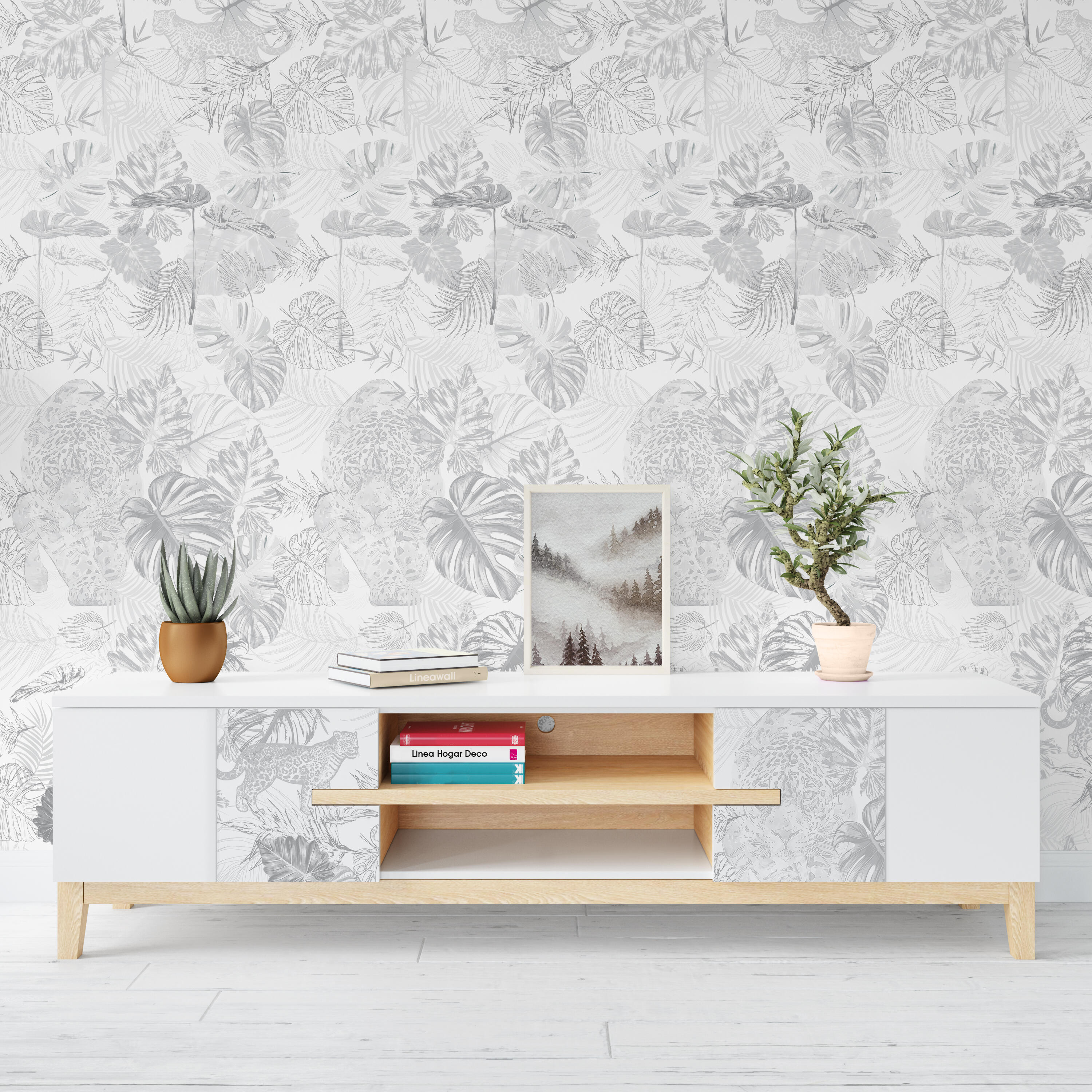 Revestimiento adhesivo mural  gris  Jaguar de 0.9 x 2.8m - 5