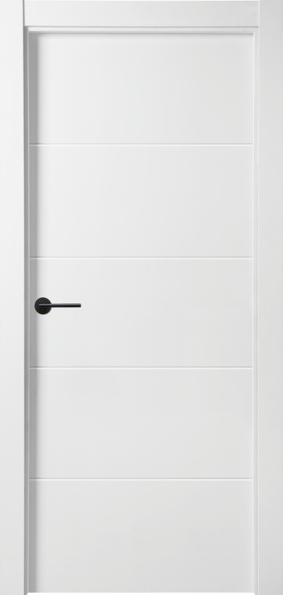 Puerta interior abatible lucerna black plus blanco apertura derecha 62.5cm