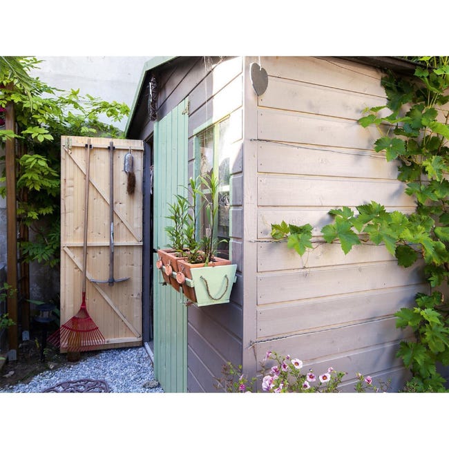 Box Legno Albecove Decor Et Jardin - 4 Pareti, 182x91x183 Cm, 12 Mm - Foto 4