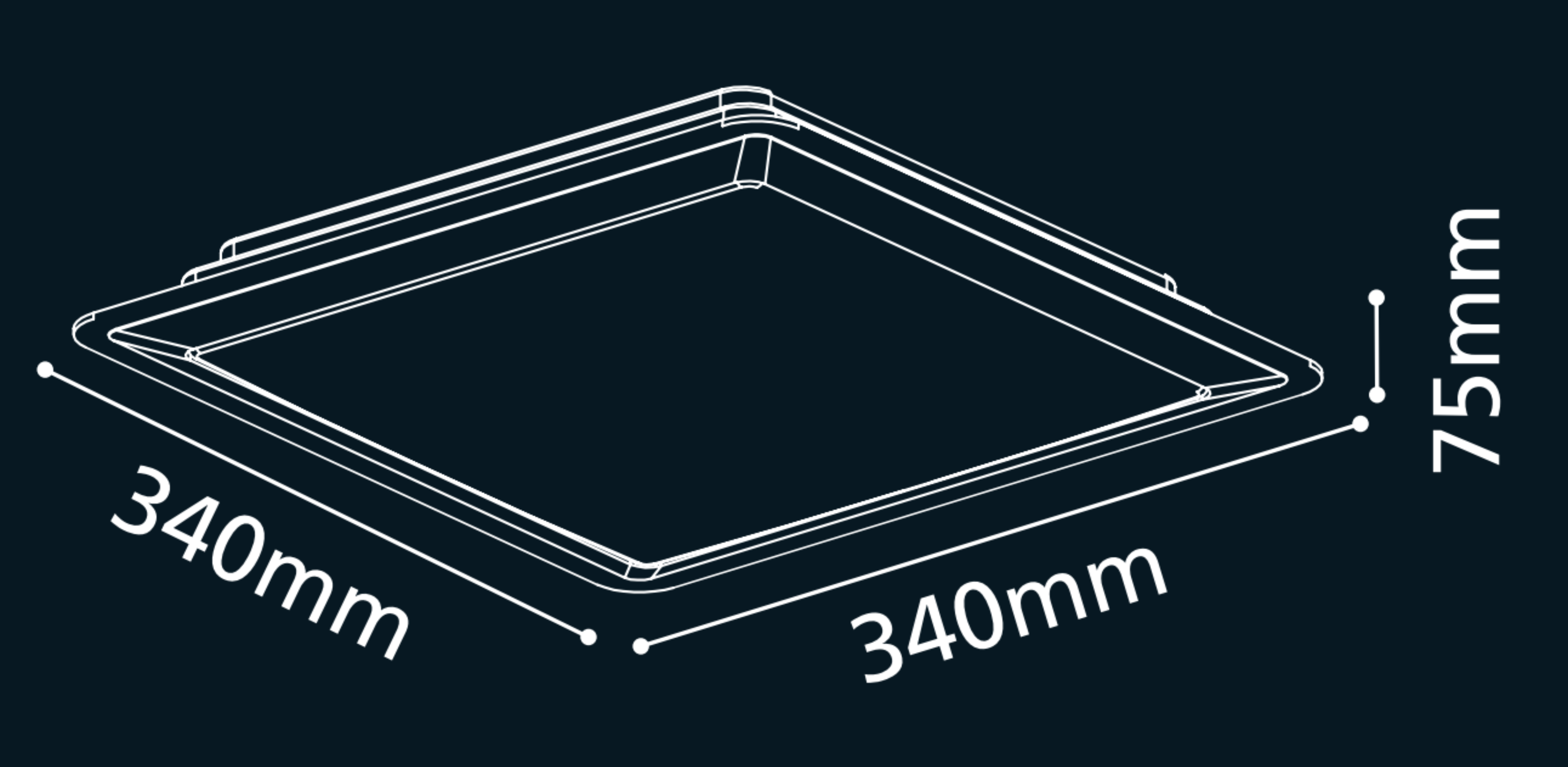 Plafón Completa Módulo LED lm blanco 34 cm amarillo | Leroy Merlin