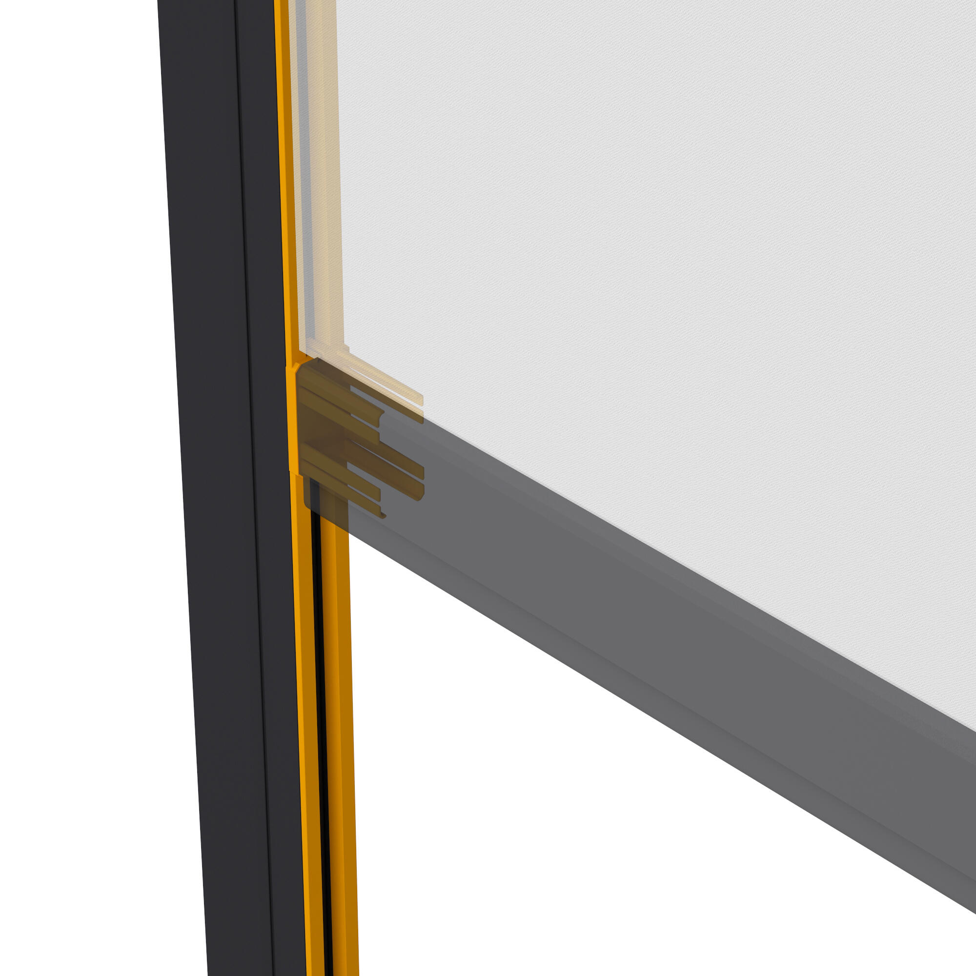 Toldo vertical Zip Roma de poliéster blanco 400 x 250 cm para pérgola bioclimática Génova - 4