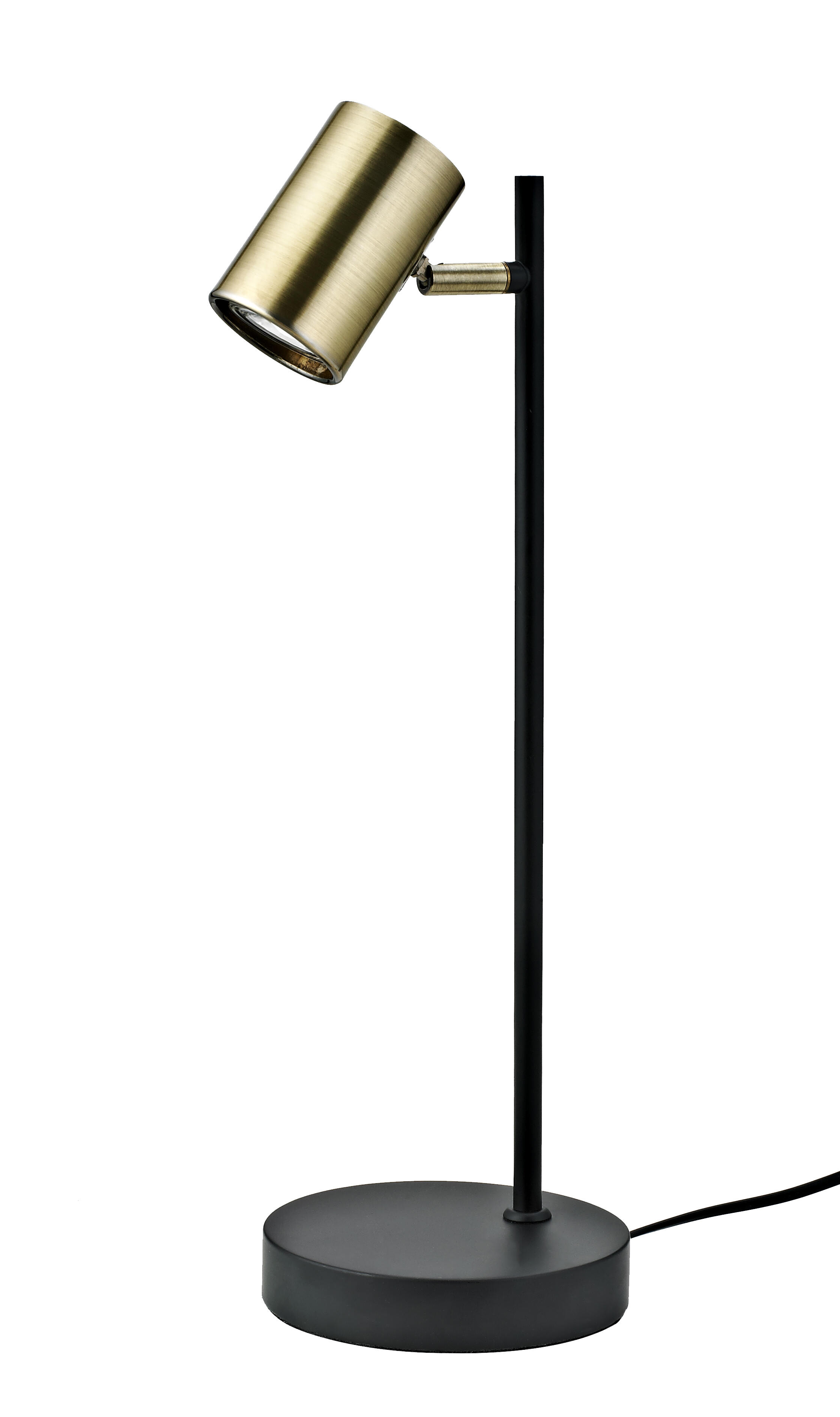 Lámpara de mesa curie 1 luces gu10 5 cm amarilla