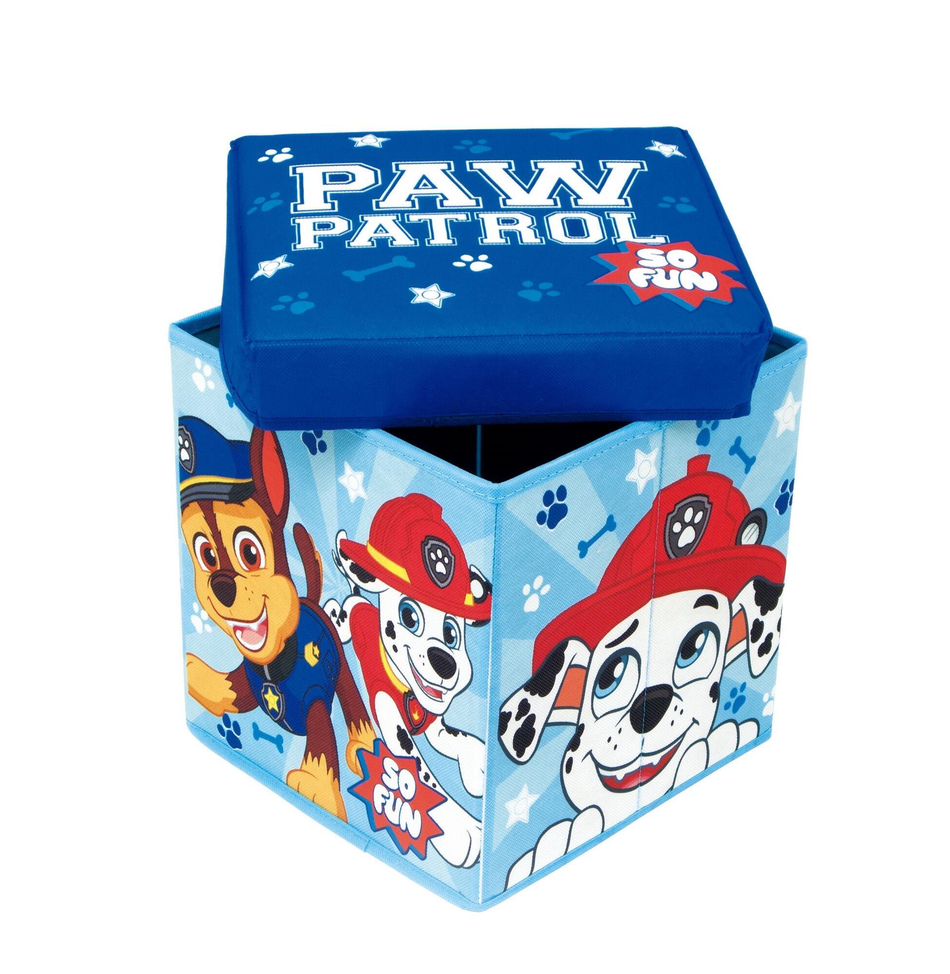 Contenedor taburete cuadrado plegable de la patrulla canina de 30x30x30cm