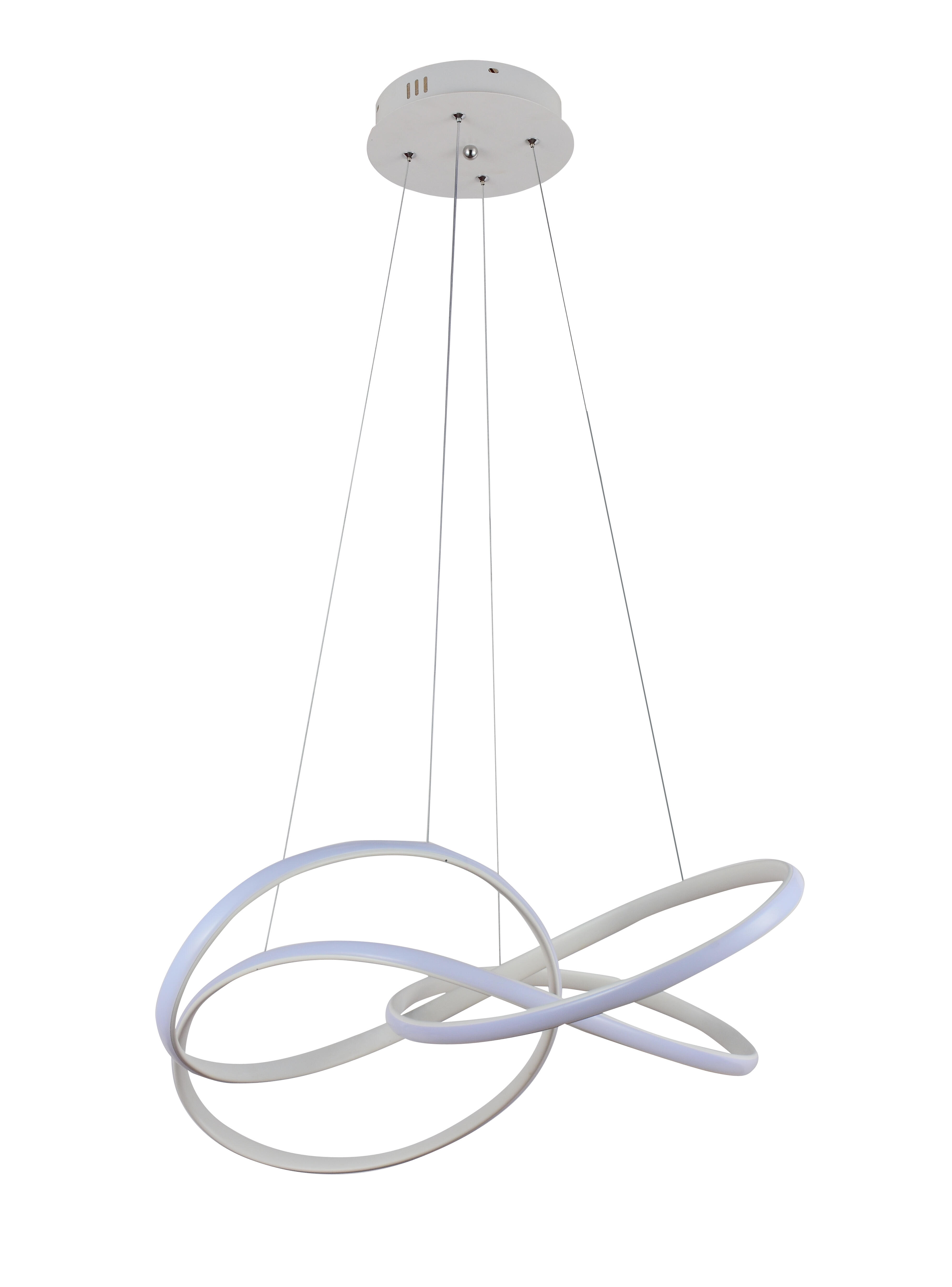 Lámpara de techo nudo led 78w 4000k 70 cm de diámetro blanco