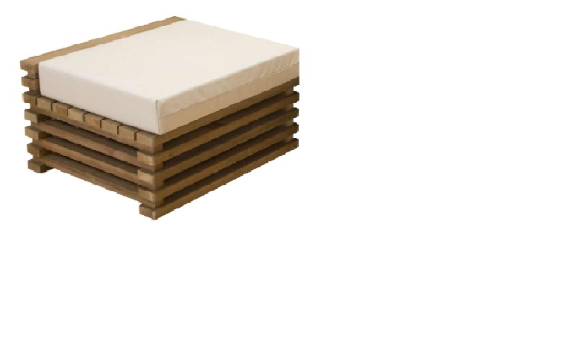 Extensión de madera para sofá relax cojín