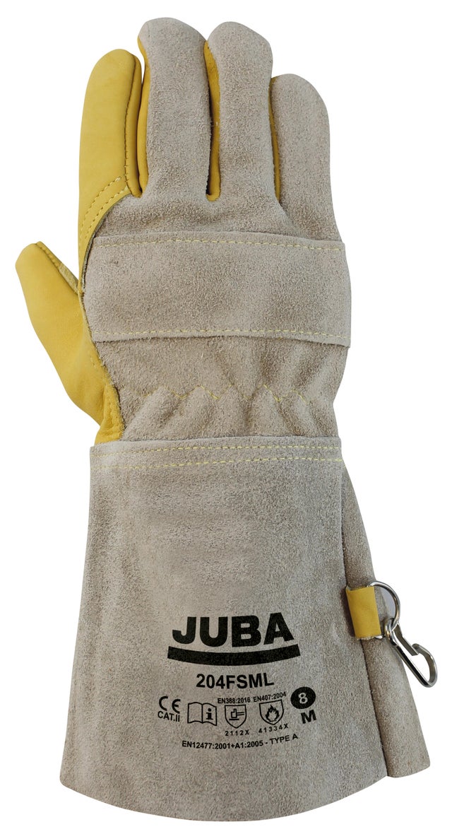 Guantes de desbroce de jardín JUBA de piel y cuero T 9 / L
