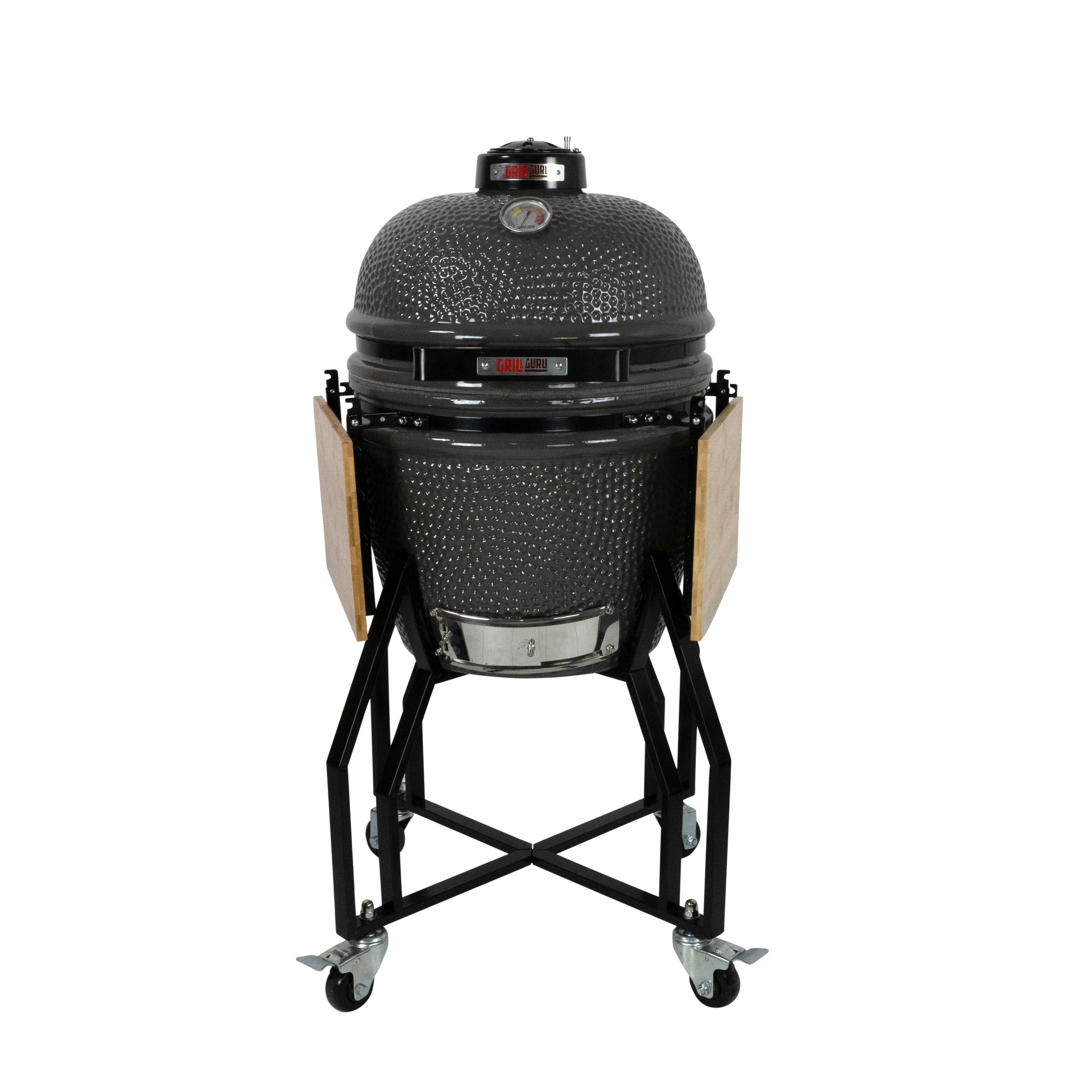 Barbacoa kamado de carbón grill guru medium recomendada para 6 personas