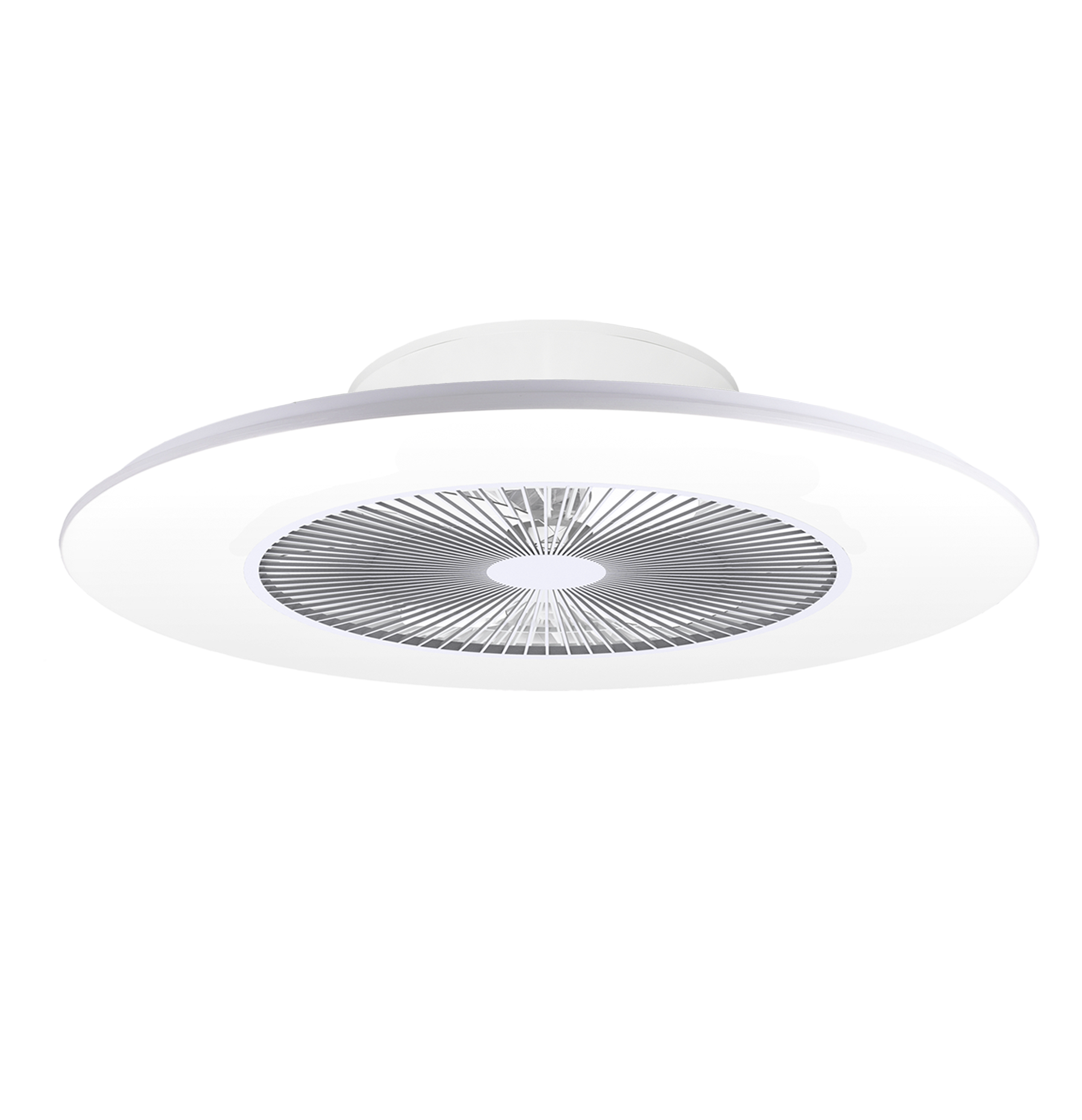 Ventilador de techo retráctil con luz motor dc daiquiri blanc color luz regulabl