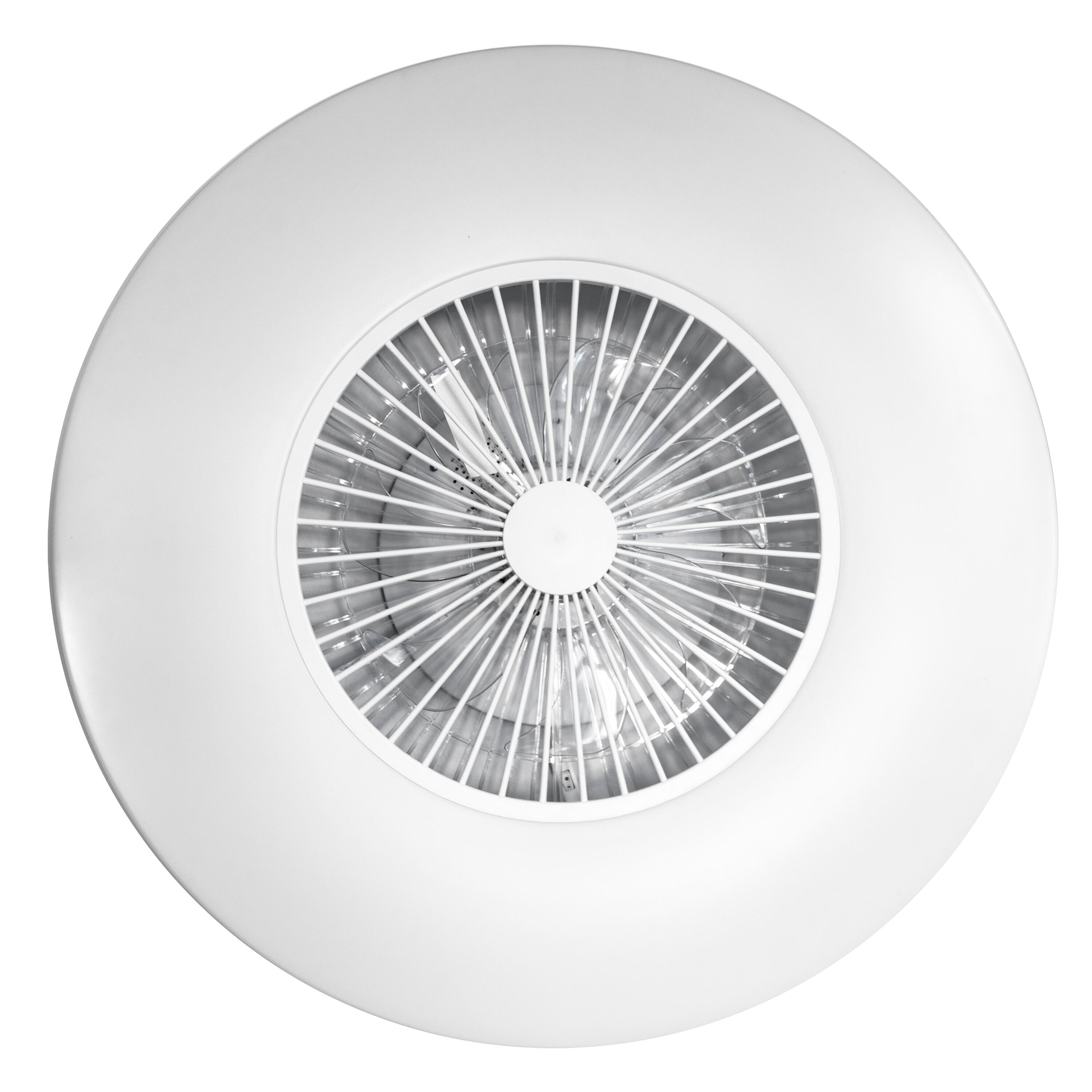 Ventilatore A Soffitto Con Luce LED 80W 55cm – Telecomando, Velocità E Temperatura Colore Regolabili (3000K-6500K), Silenzioso - 2