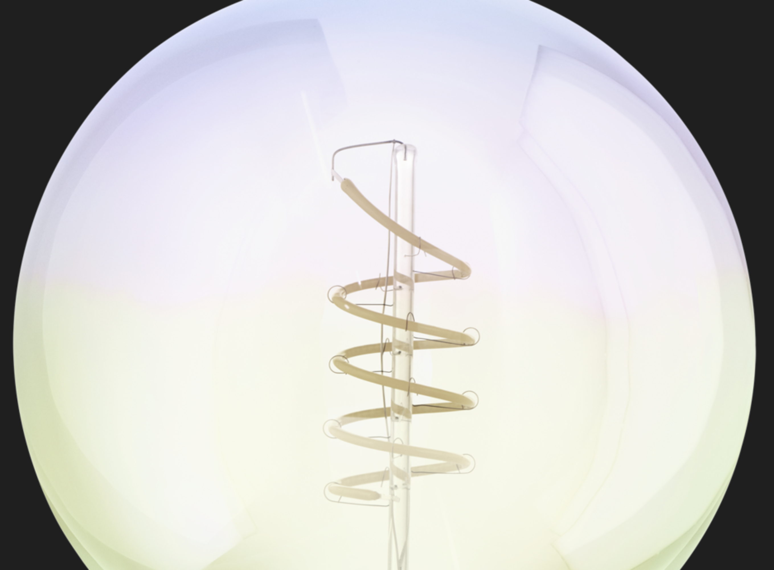 Lâmpada led e27 g125 4w iris 2000k - 3