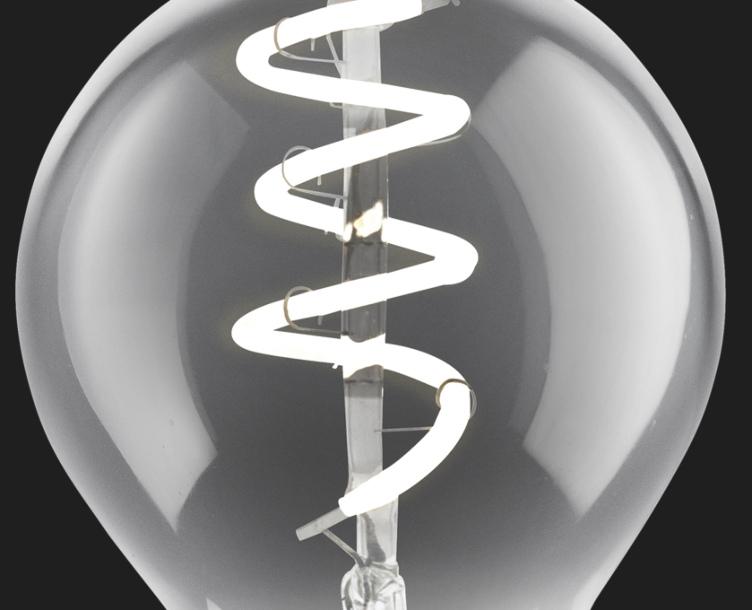 Lâmpada led decorativa E14 100 lm 2000k regulável vidro escuro - 2