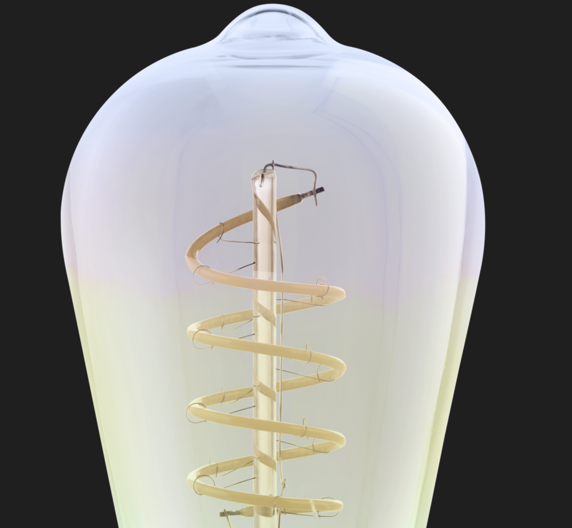 Lâmpada led decorativa iris E27 ST64 2000k - 3