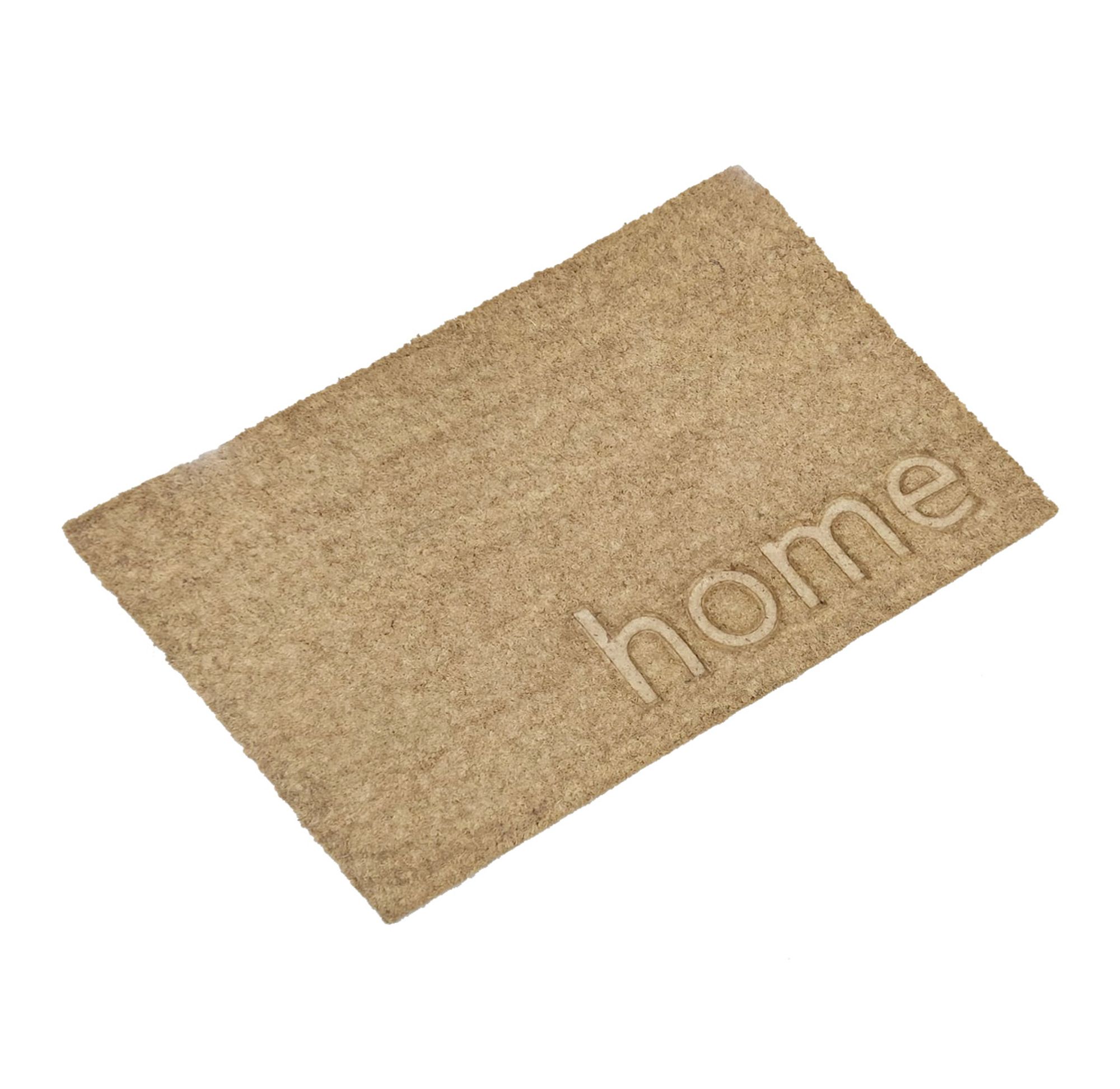 Felpudo coco Home  beige 60 x40 cm - 3