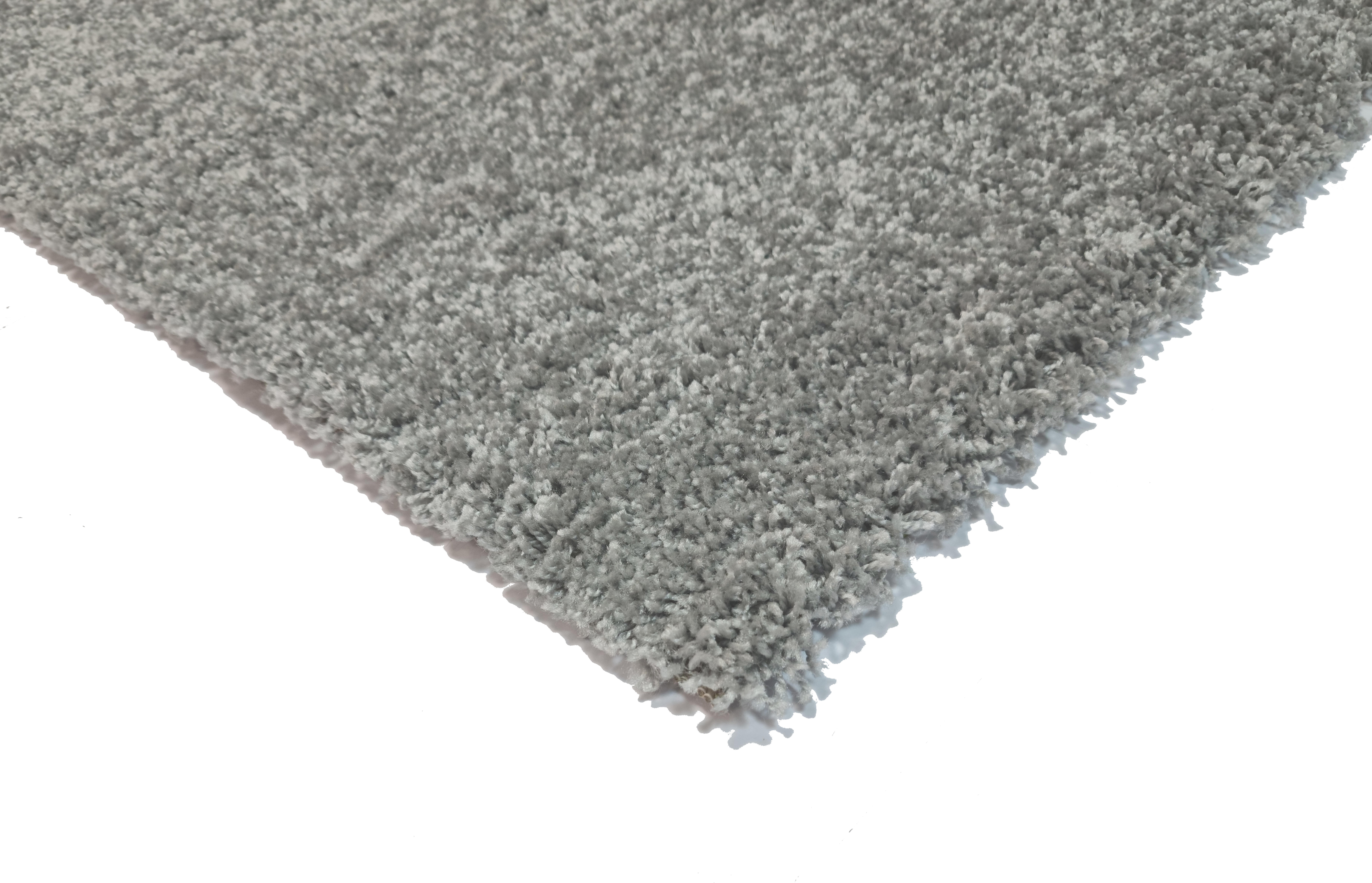 Alfombra polipropileno Norge 160x230cm pelo largo  liso plata - 4